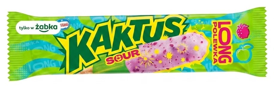 Lody Kaktus Long Polewka Sour, Gibek, Classic