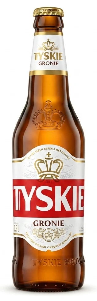 Piwo Tyskie Gronie butelka zwrotna