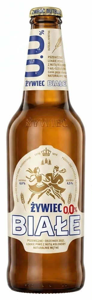 Piwo Żywiec Białe 0.0% butelka zwrotna
