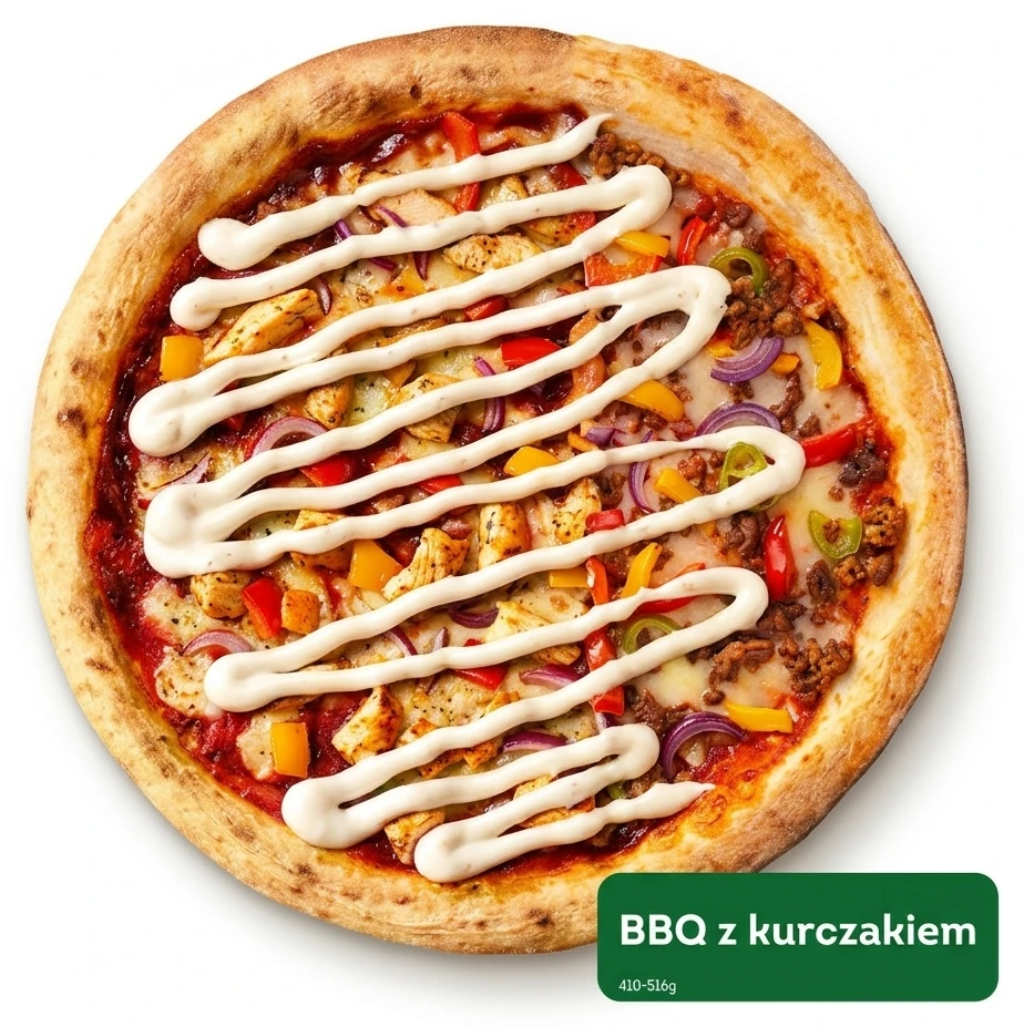 Pizza BBQ z kurczakiem