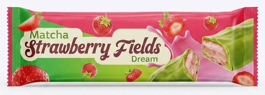 Baton Matcha Dream Strawberry Fields