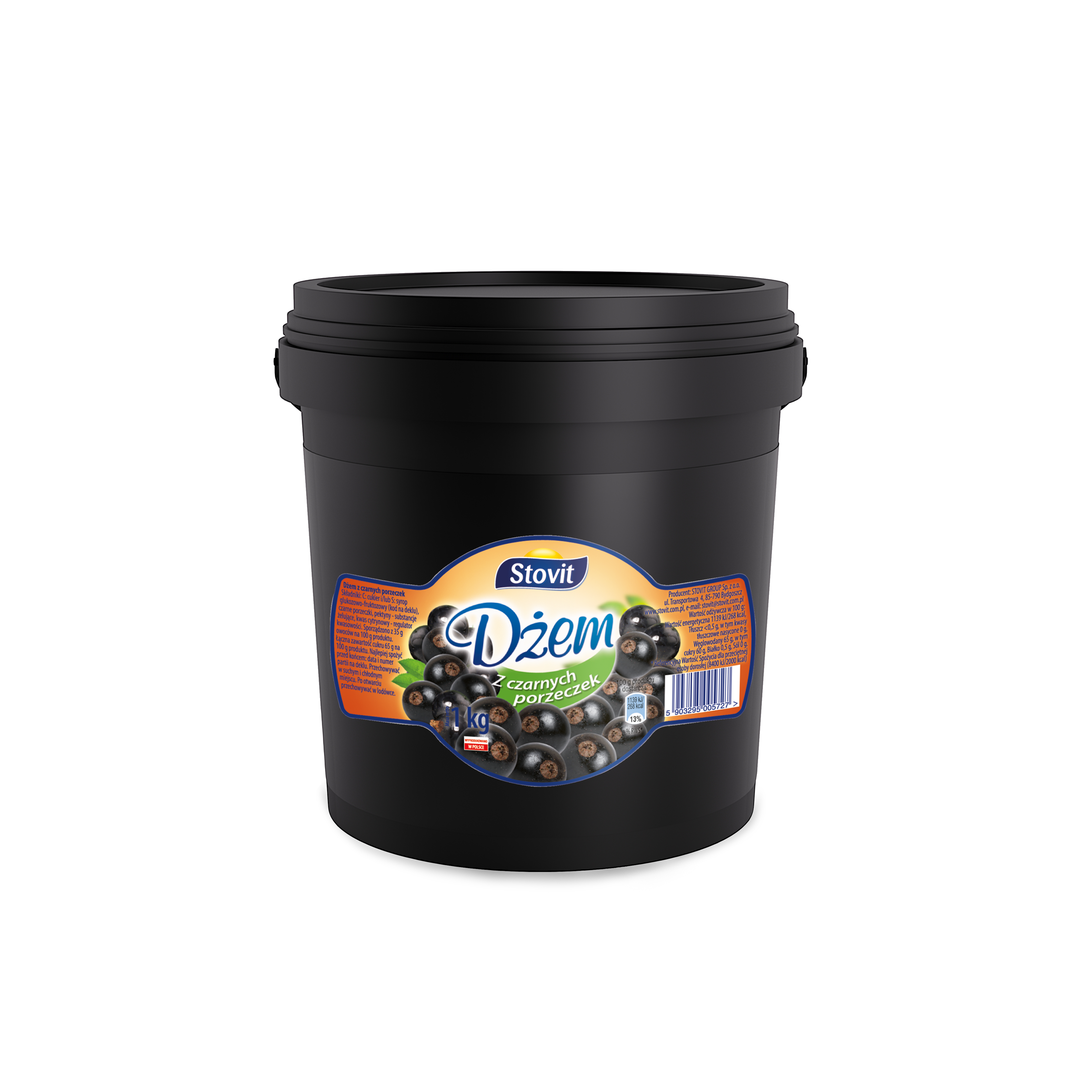 Dżem Stovit Z Czarnych Porzeczek 1 Kg