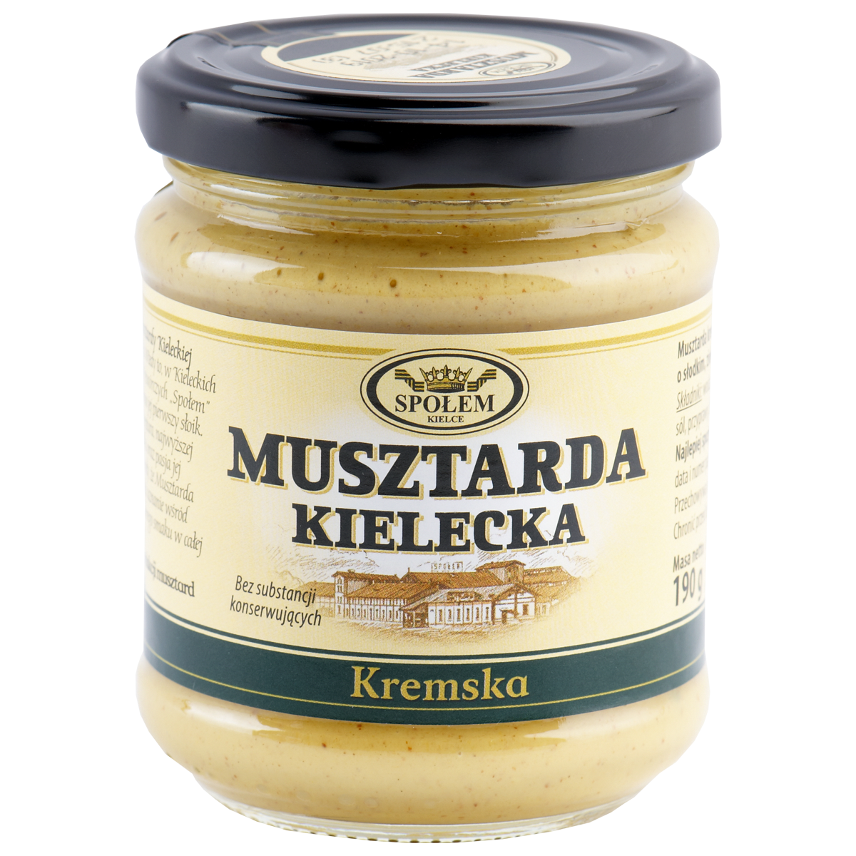 Musztarda Kielecka Kremska Bez Substancji Konserwujących 190G