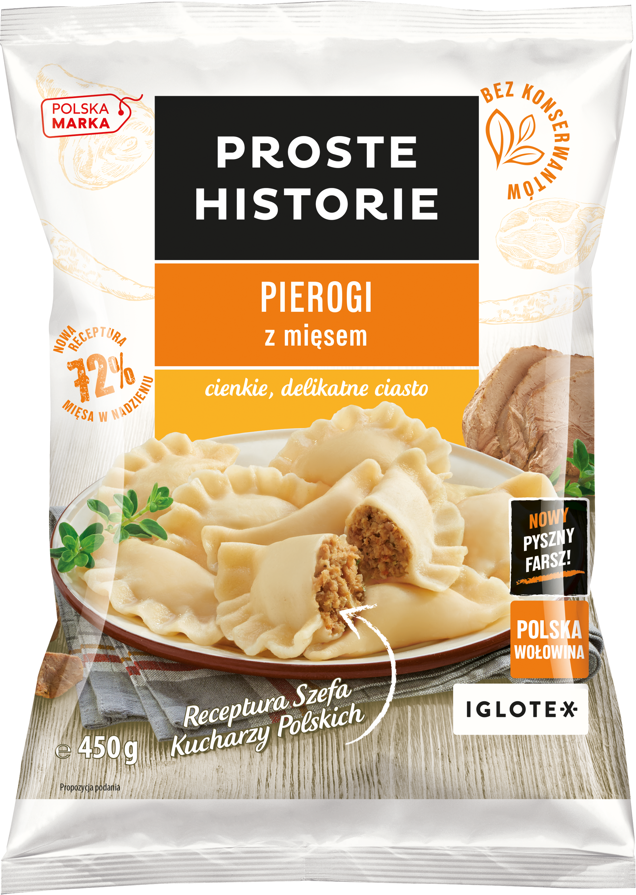 Proste Historie Pierogi Z Mięsem 450G