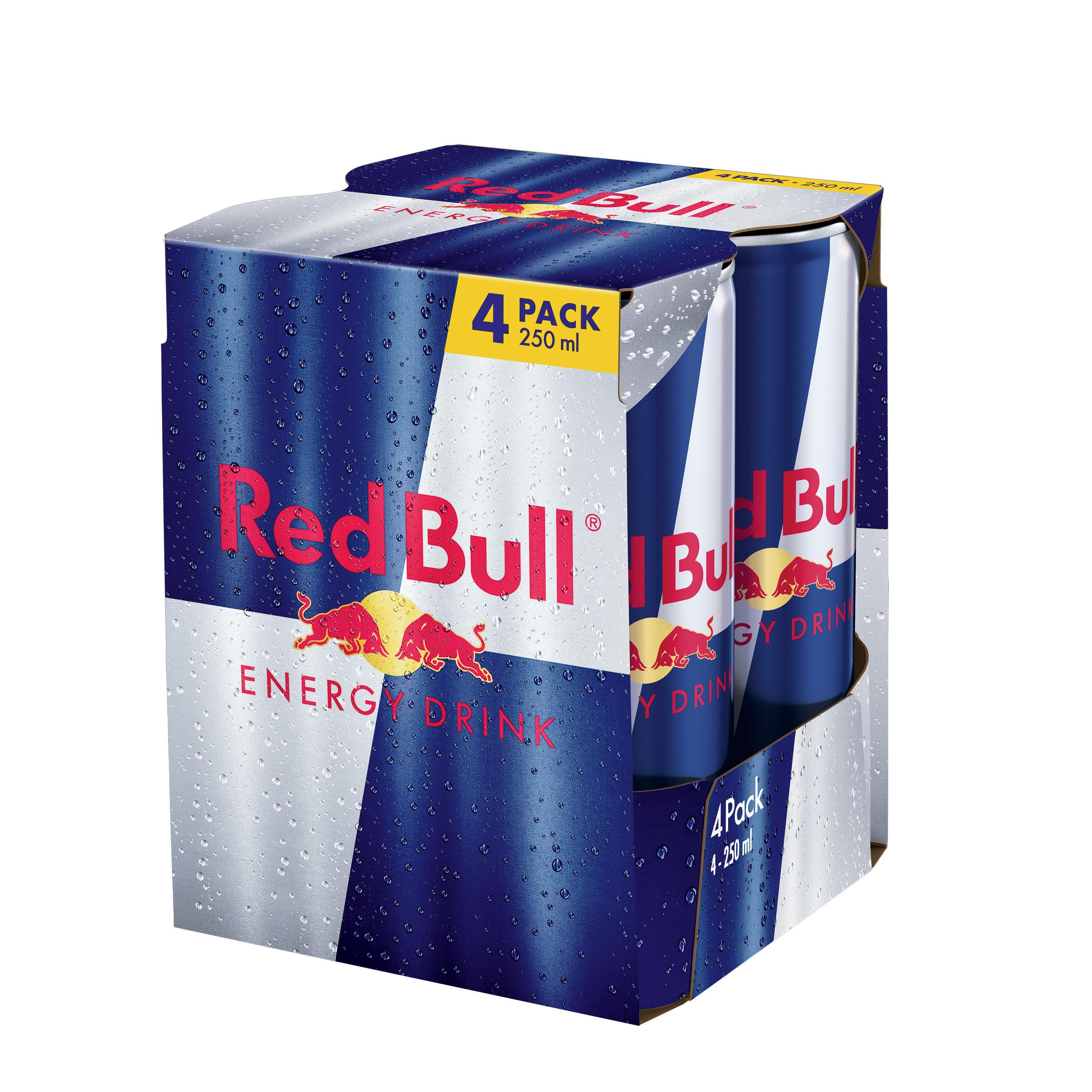 Red Bull Energy Drink 4Pack X 250Ml