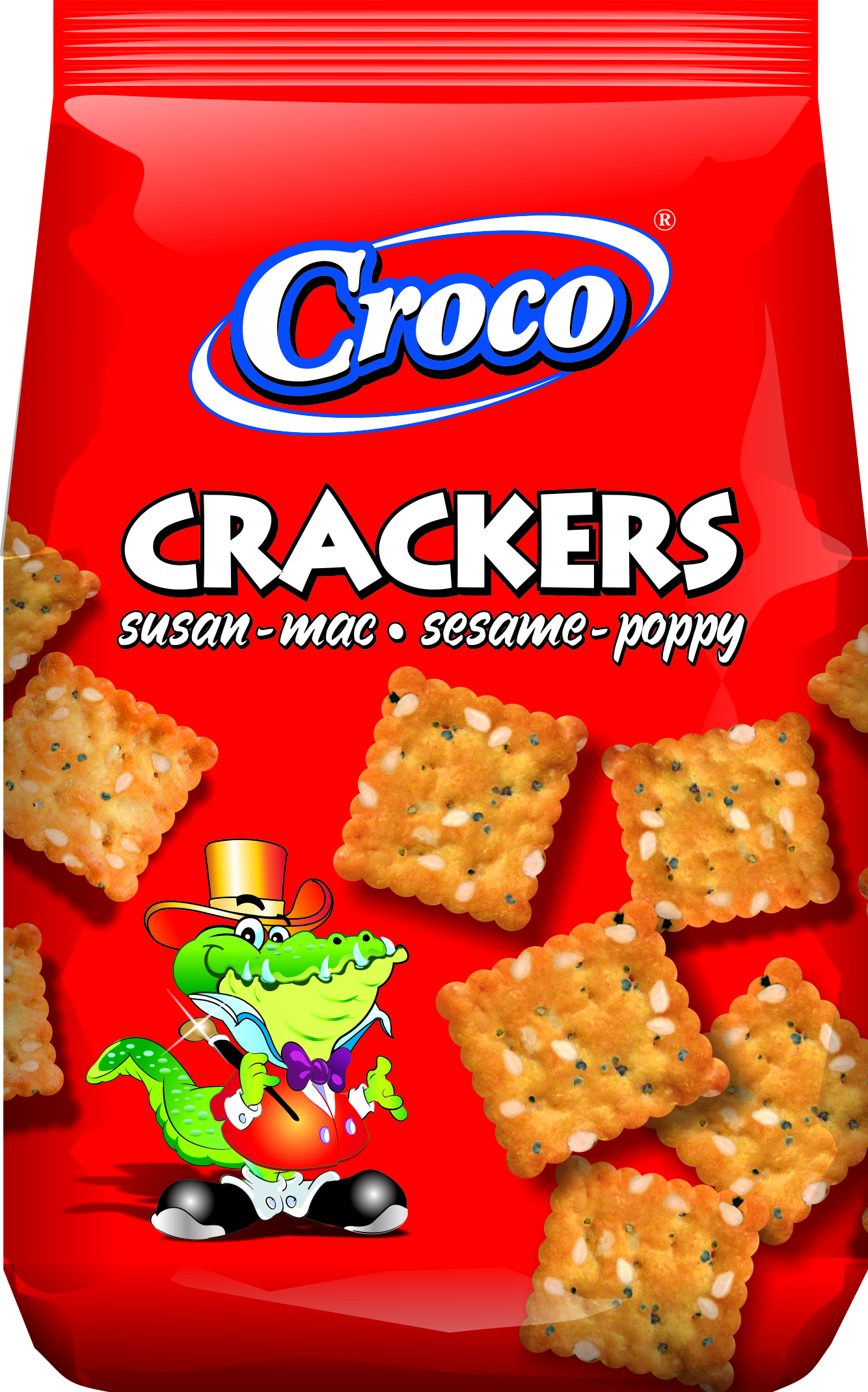 Croco Krakersy Z Sezamem I Makiem 100 G