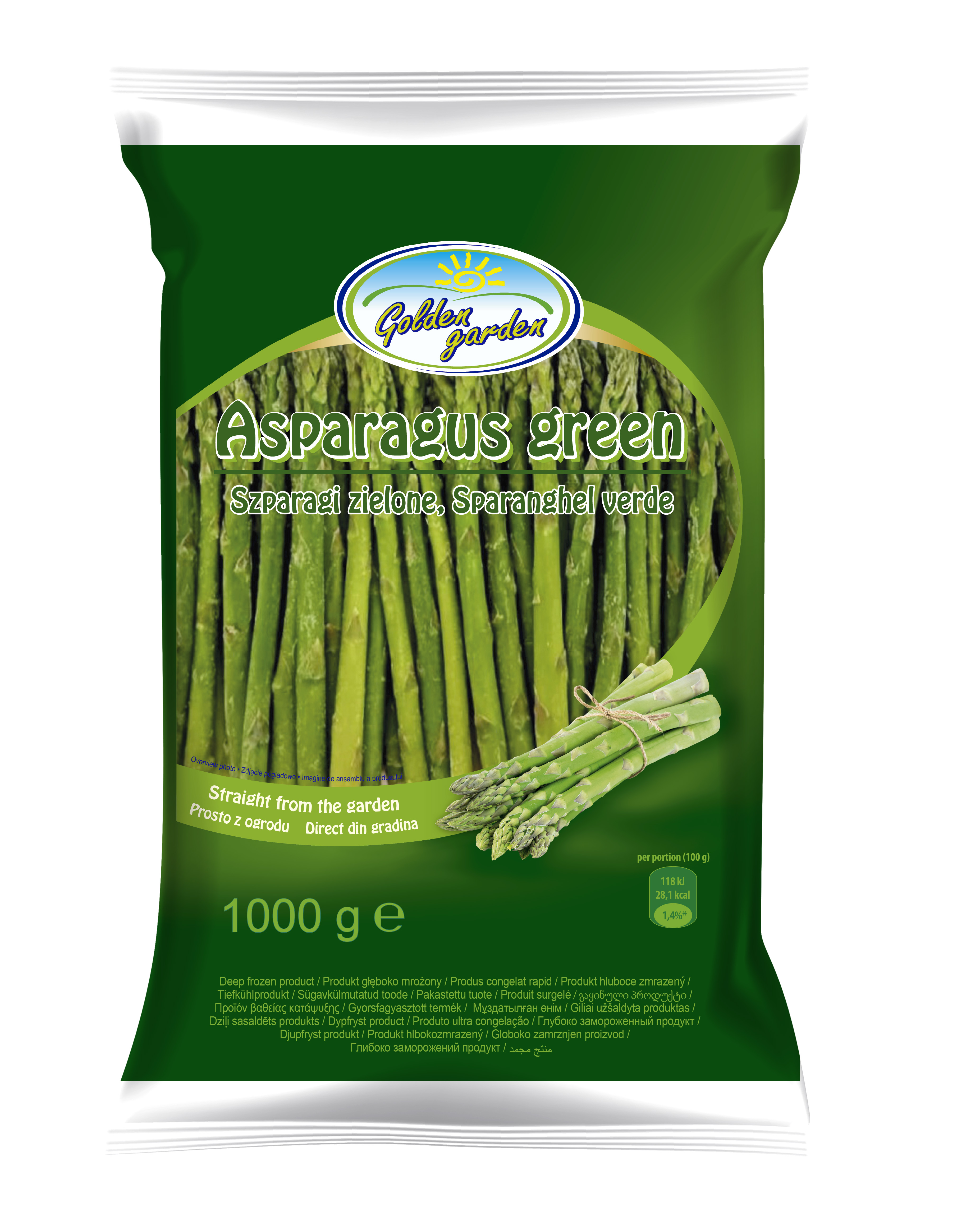 Golden Garden Szparagi Zielone 1000G