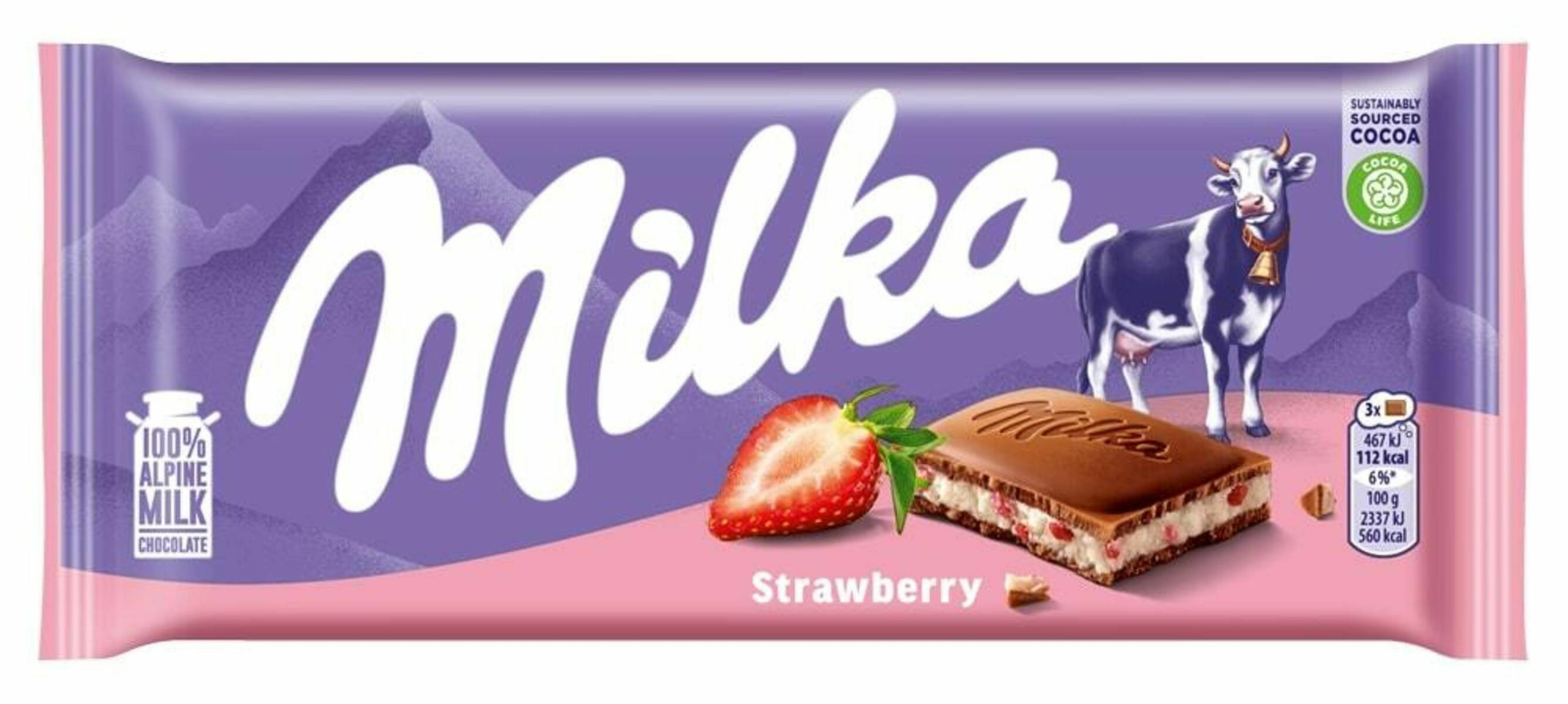 Milka Strawberry 100G