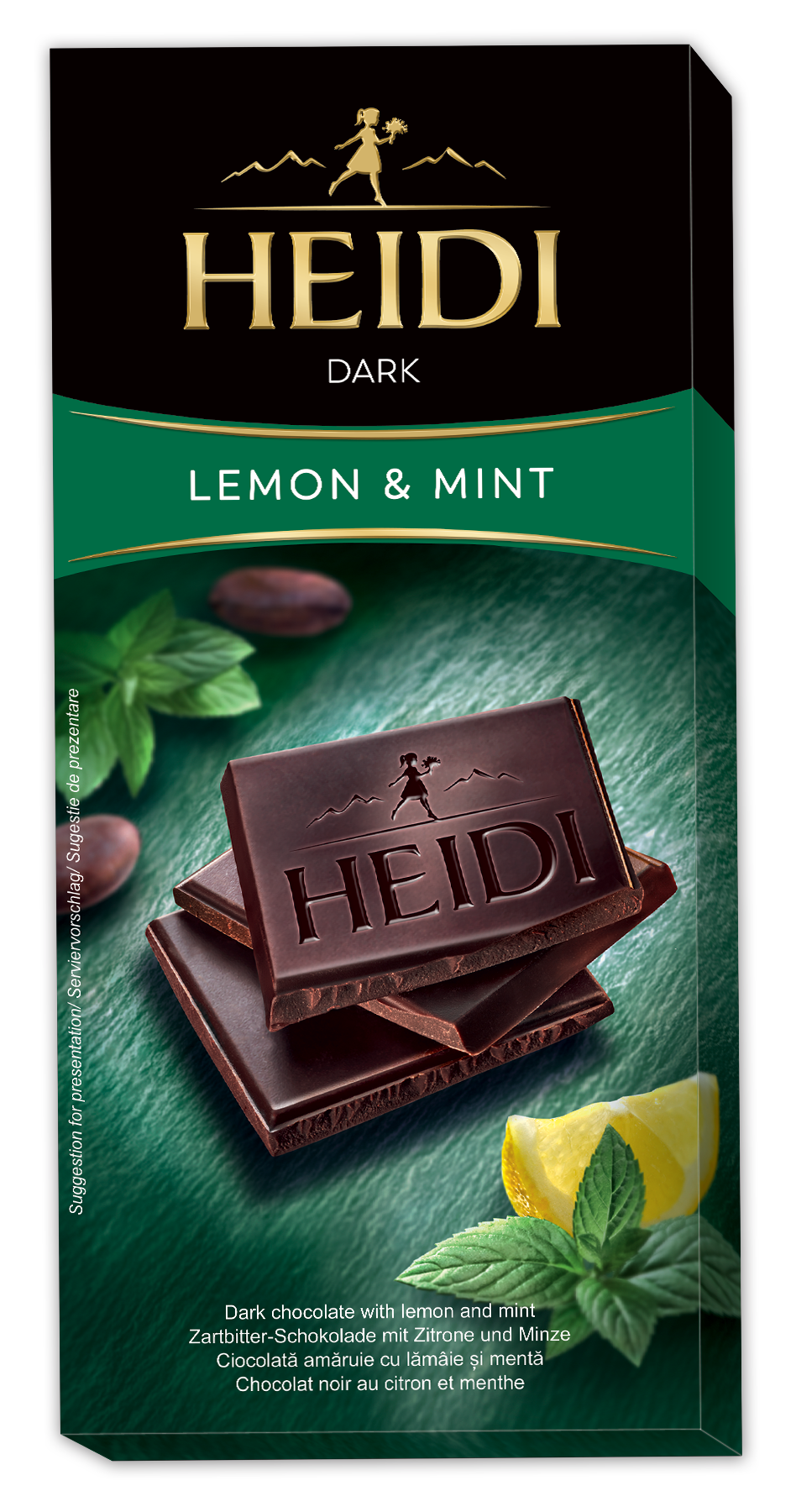 Heidi Dark Mint&Lemon 80G