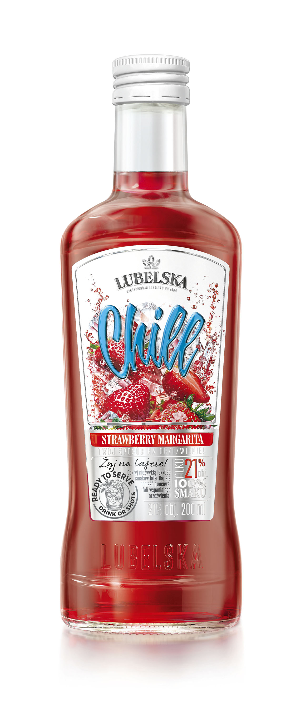 Lubelska Chill Strawberry Margarita 21% 0,2L