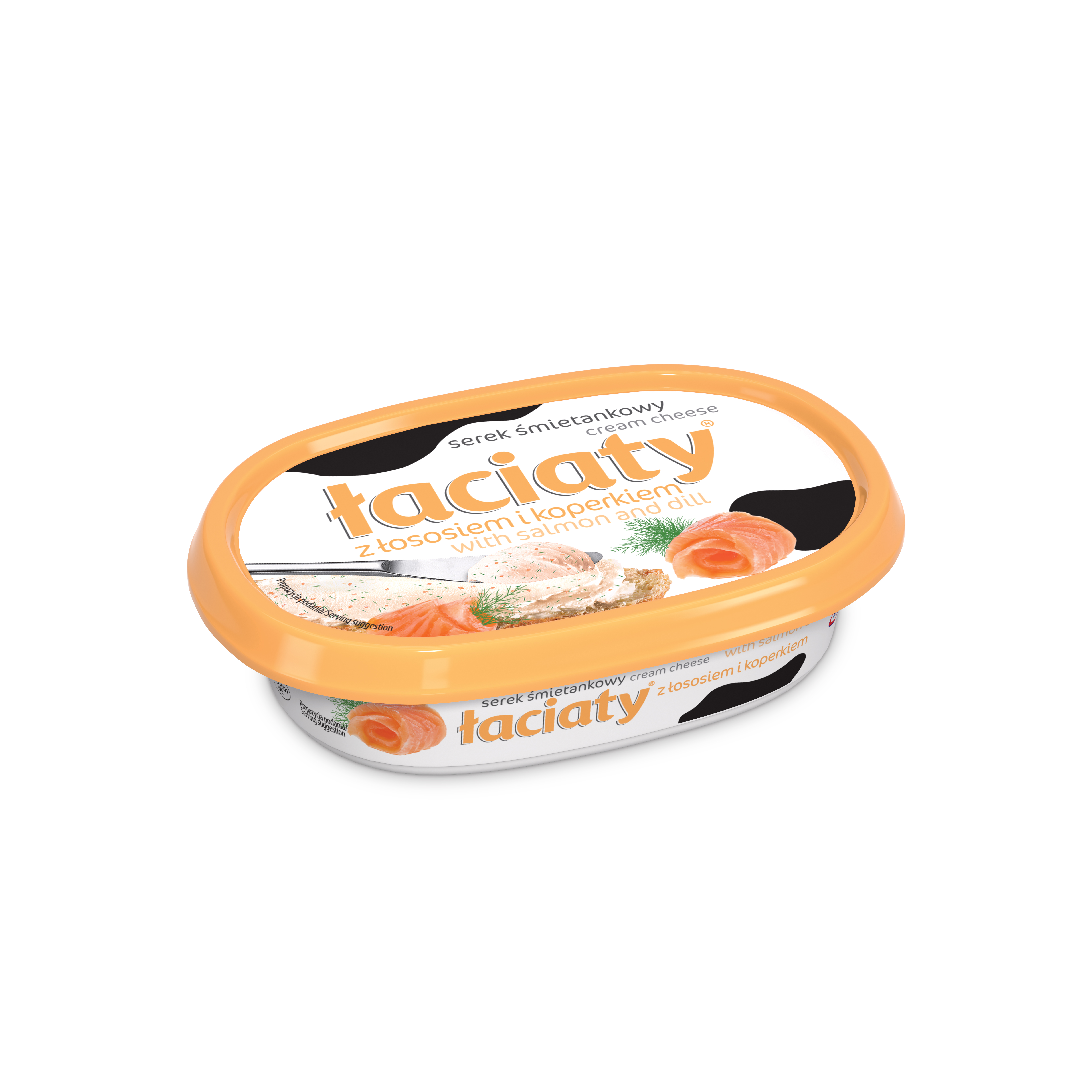 Serek Śmietankowy Łaciaty 135G Z Łososiem I Koperkiem
