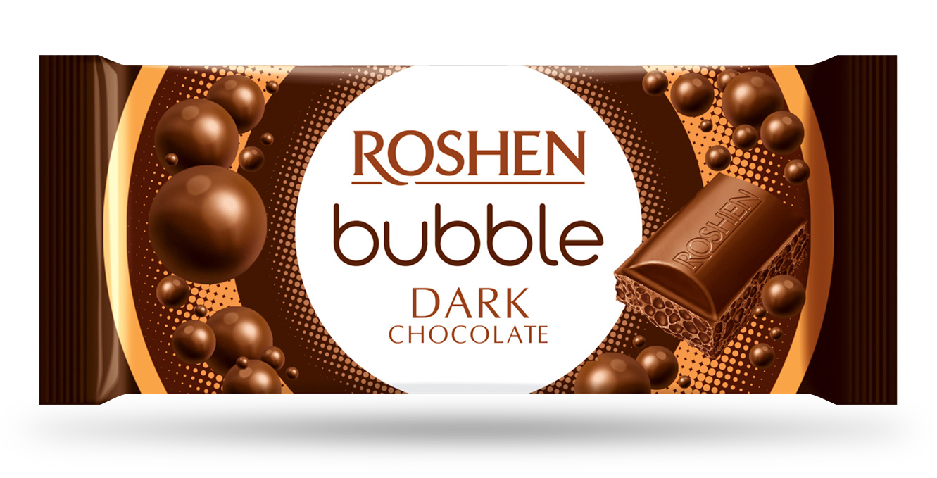 Czekolada Bąbelkowa Roshen Extra Gorzka 80 G