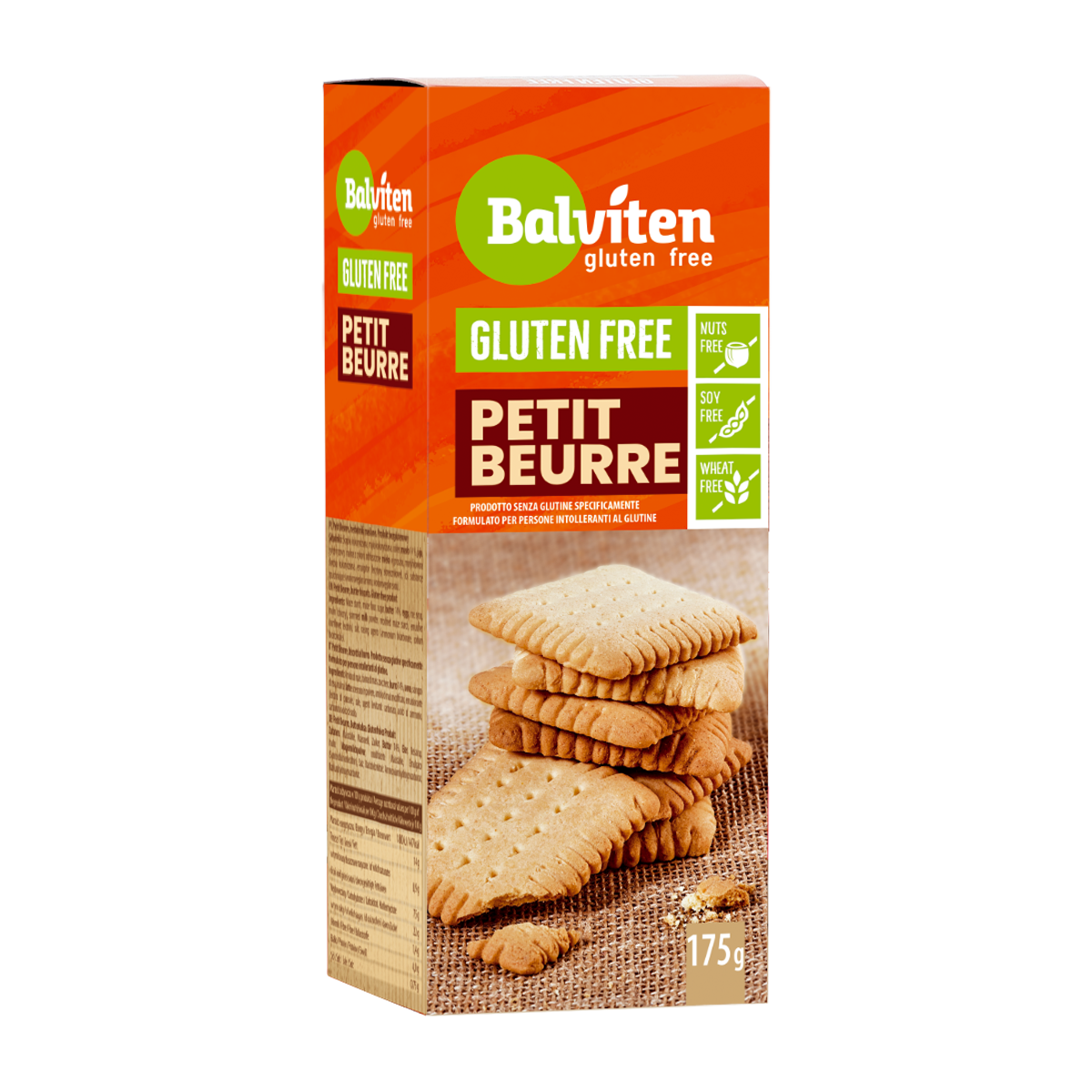 Balviten Herbatniki Maślane Petit Beurre 175G . Produkt Bezglutenowy