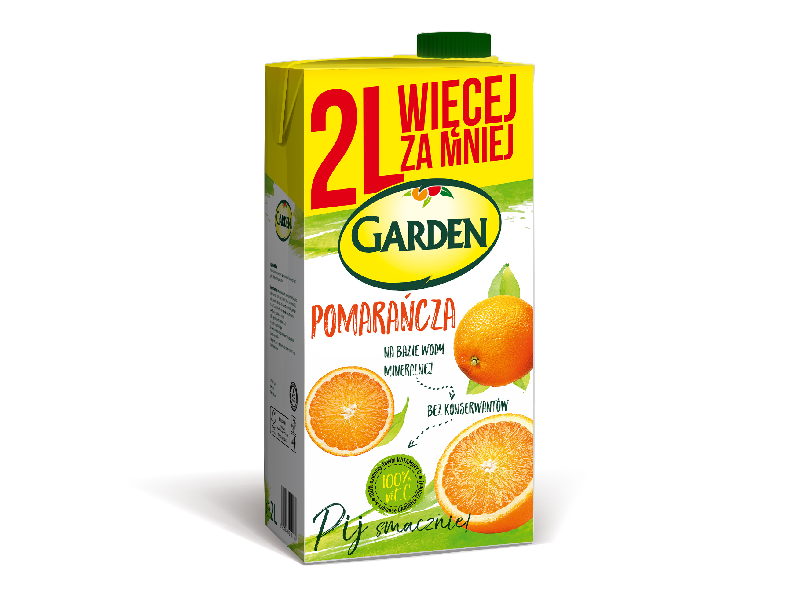 Garden Napój Pomarańcza 2 L