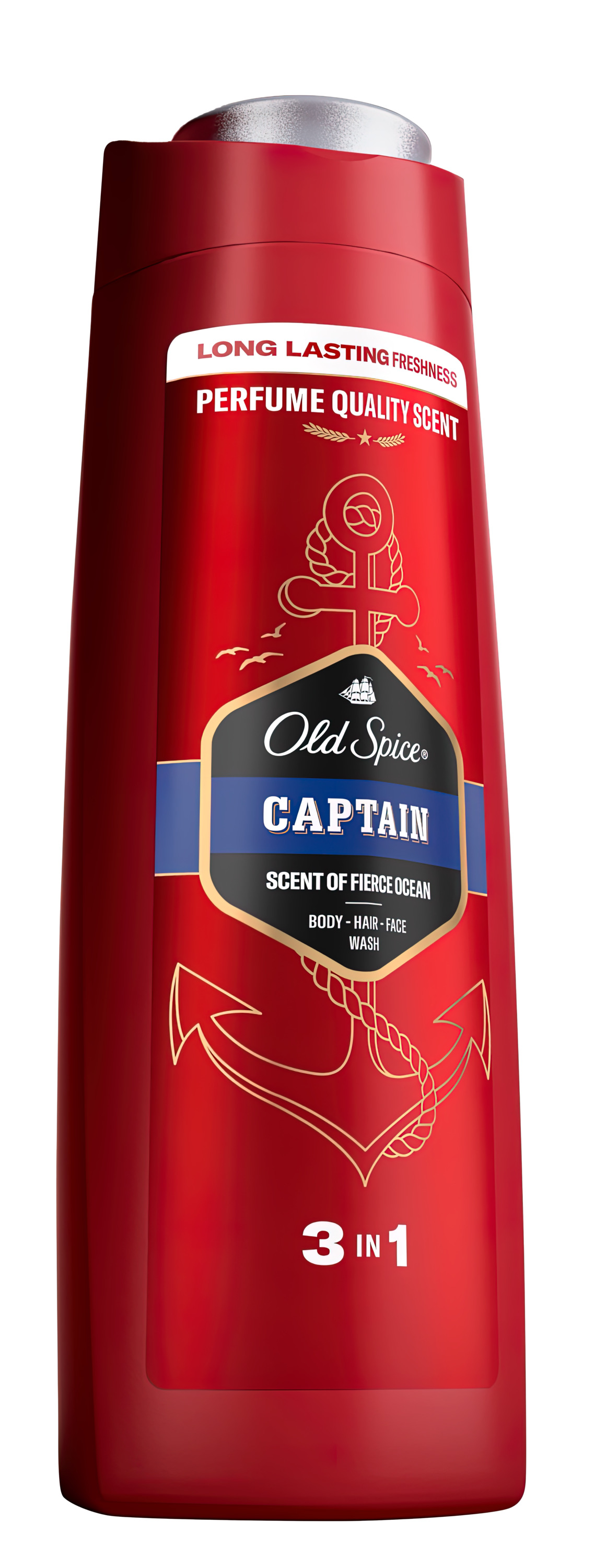 Old Spice Captain Męski Płyn Do Kąpieli, Żel Pod Prysznic I Szampon 3 W 1 400Ml