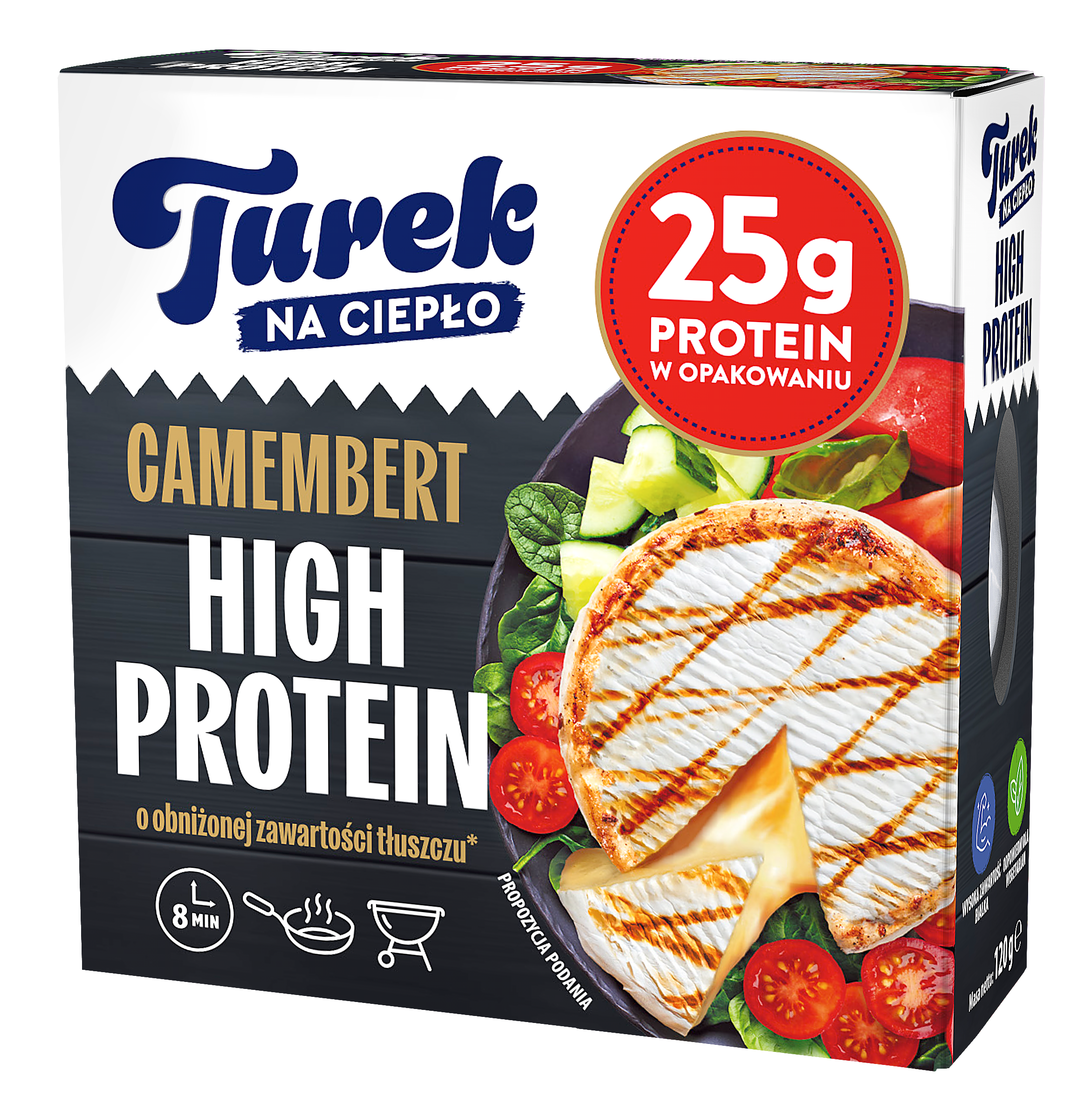 Turek Na Ciepło Camembert High Protein 120G
