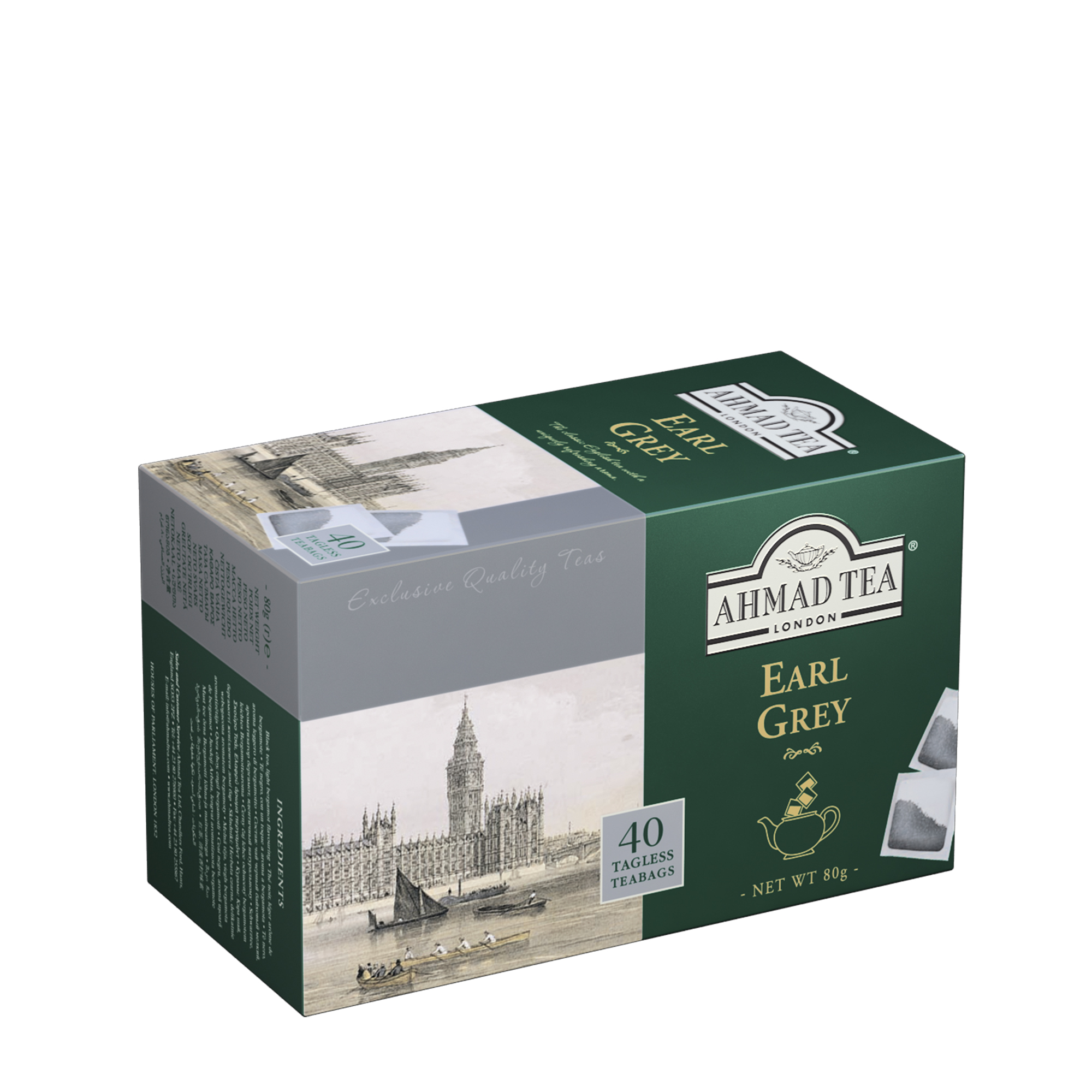 Earl Grey Ahmad Tea 40Tbx2G B/Zawieszki