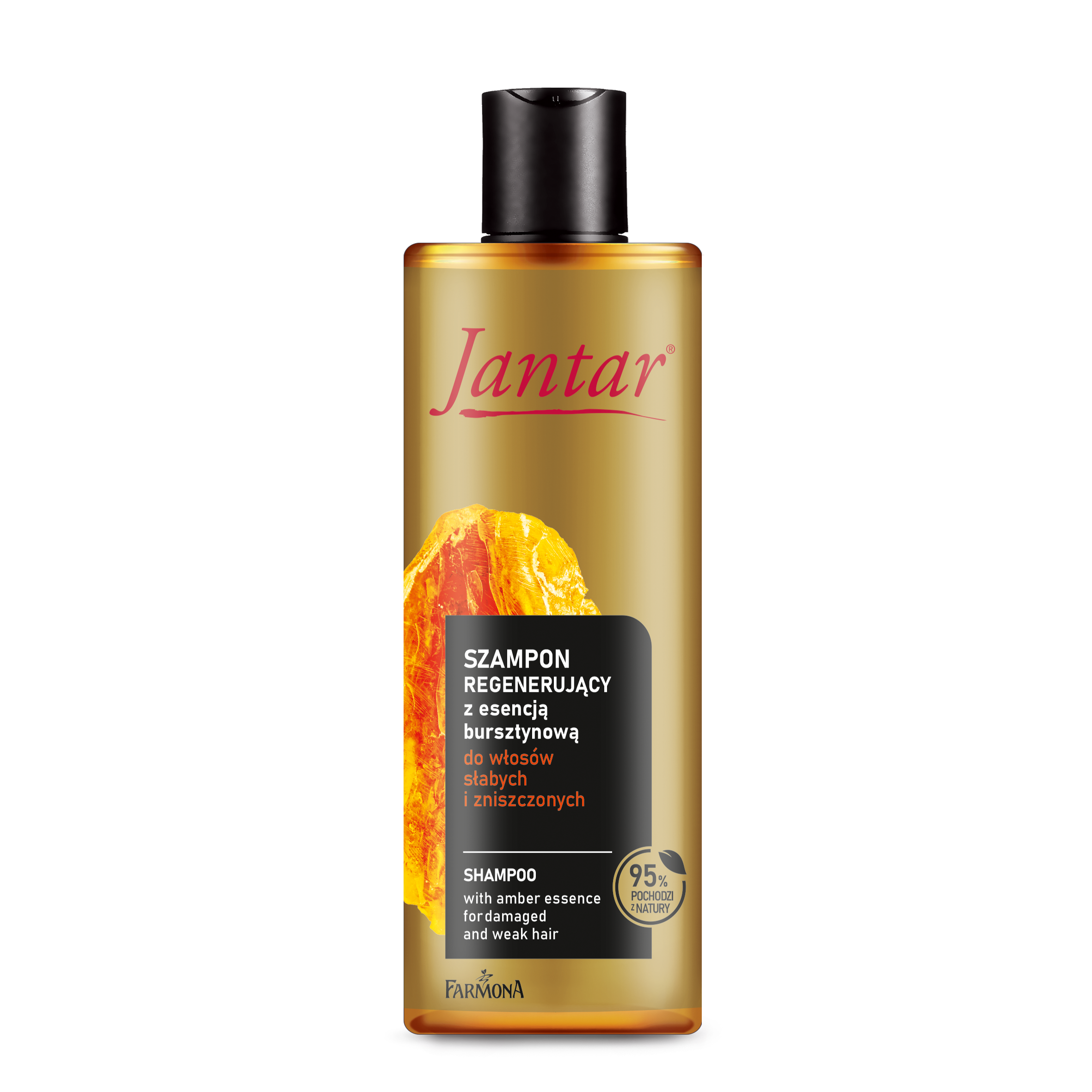 Jantar Szampon Regenerujący Z Esencją Bursztynową Do Włosów Słabych I Zniszczonych, 300 Ml