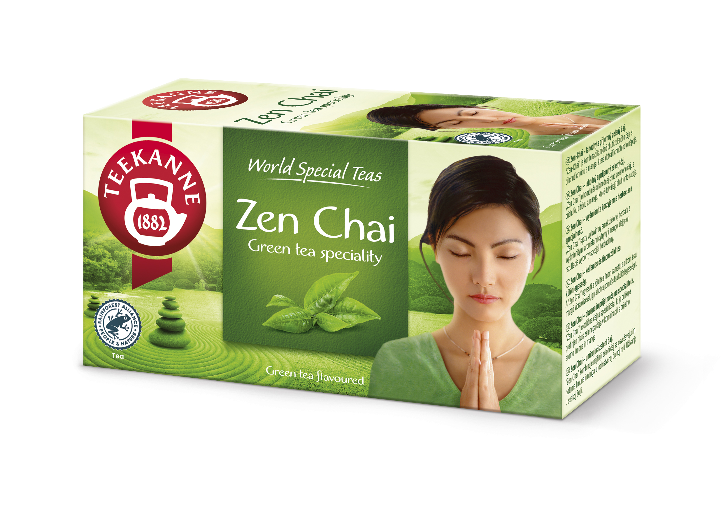 Herbata Zielona Teekanne Zen Chai 20 Torebek X 1,75G Rfa