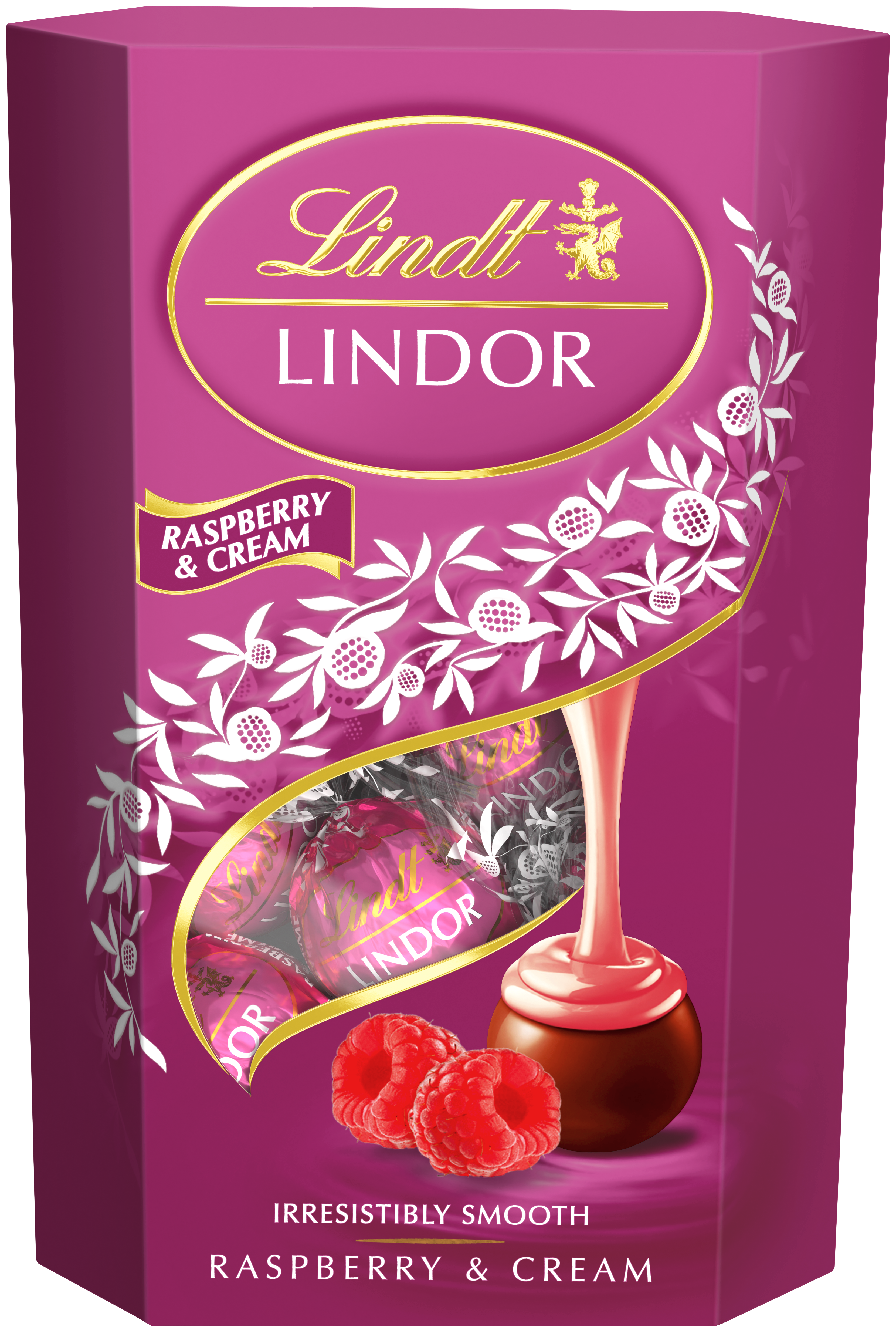 Lindor Raspberry & Cream Cornet 200G