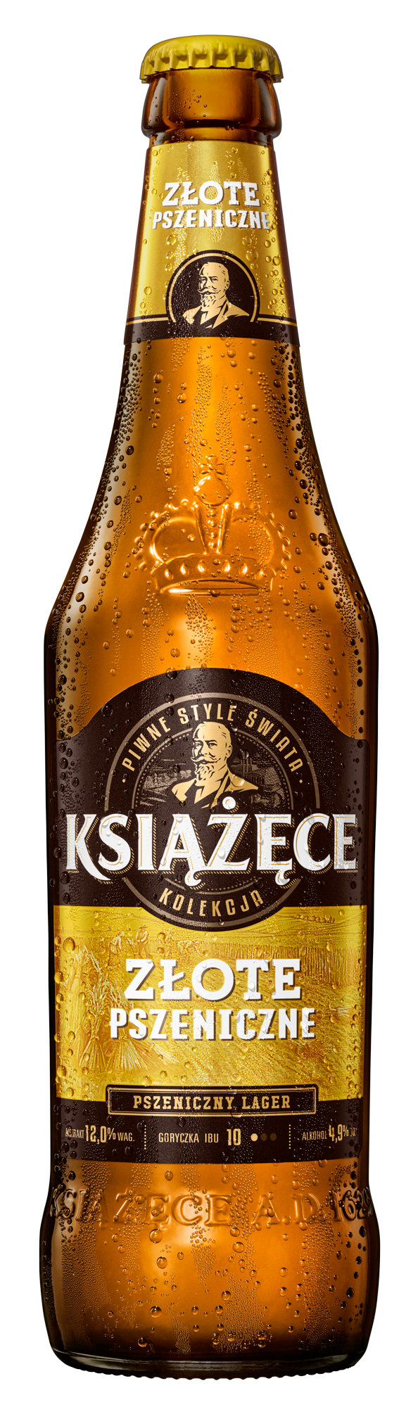 Piwo Książęce Złote Pszeniczne Butelka 500Ml