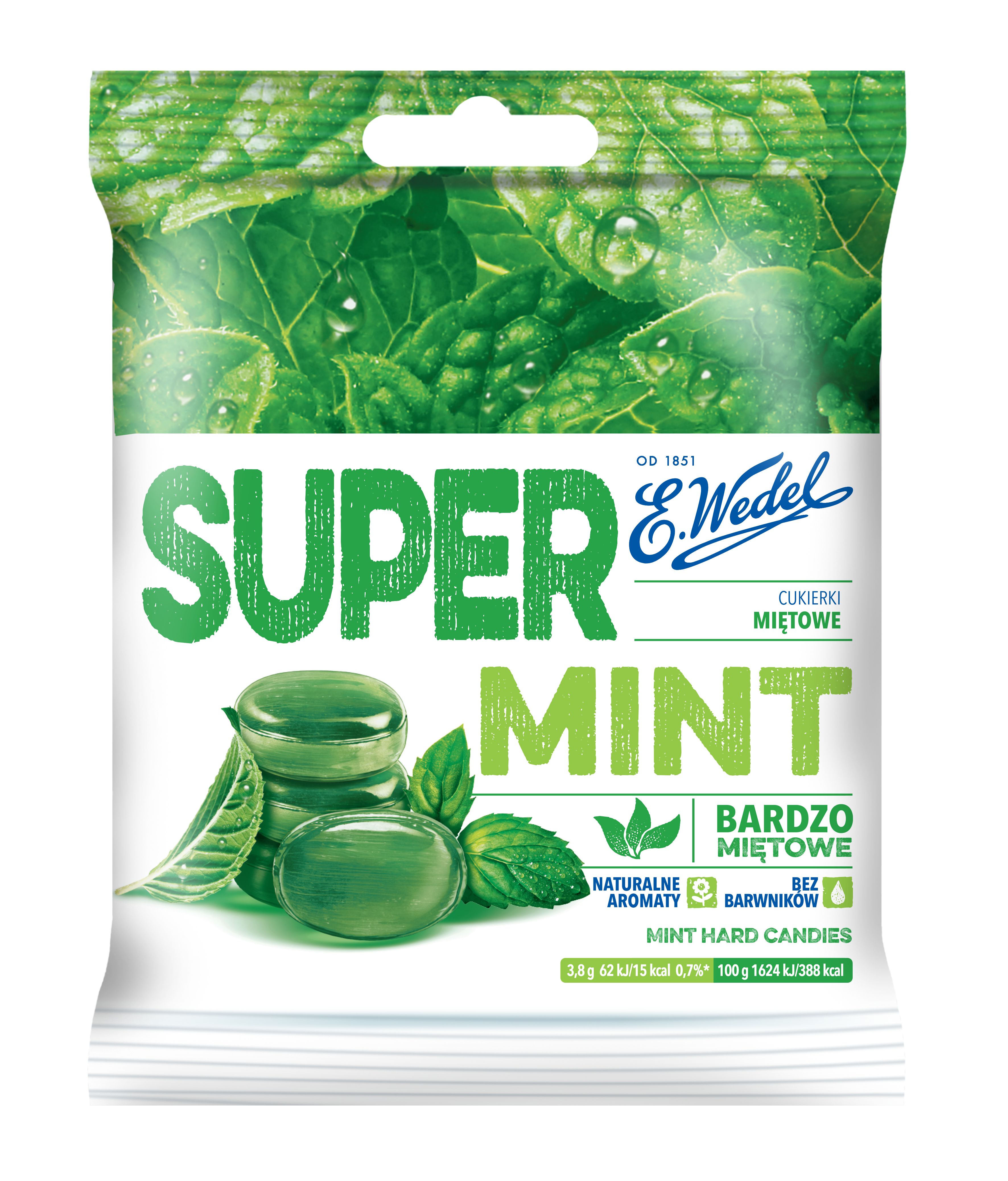 E. Wedel Cukierki Landrynki Supermint 90G