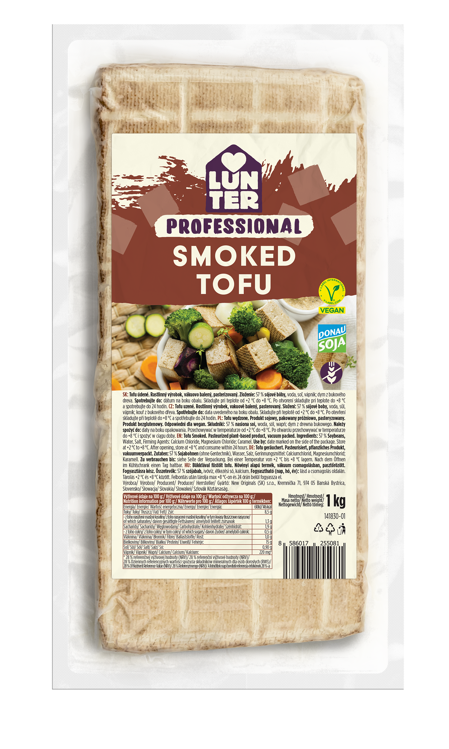 Lunter Tofu Wędzone 1Kg