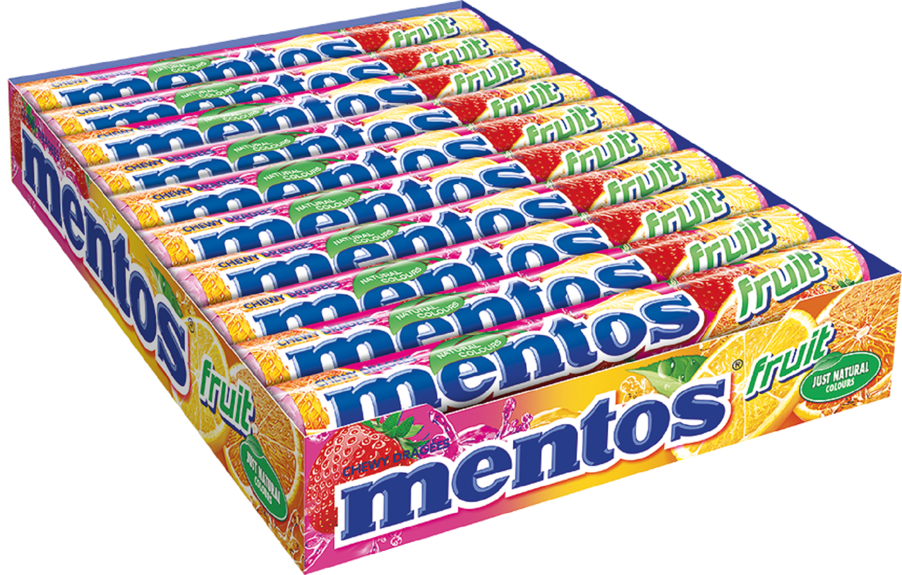 Mentos Fruit Rolka 38G