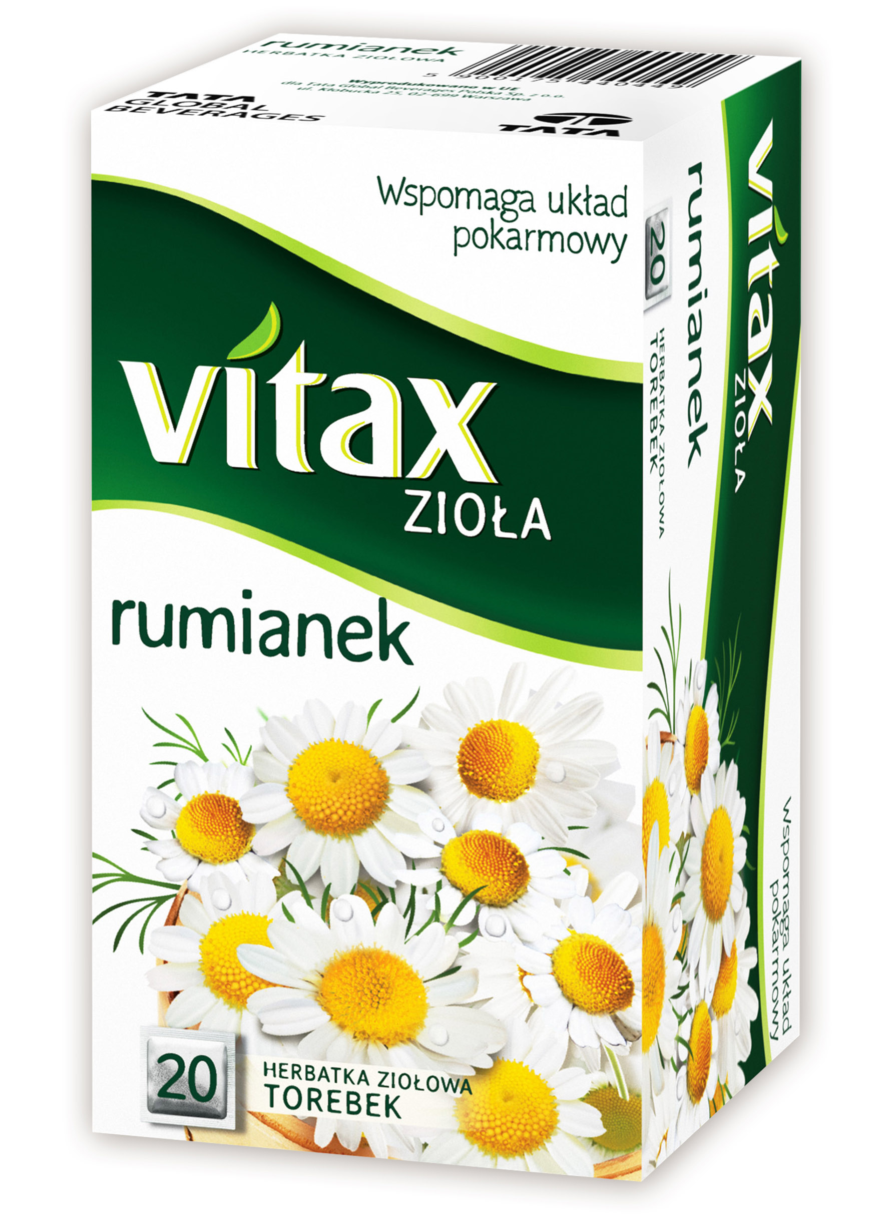 Herbata Vitax Zioła Rumianek 20 Torebek X 1,5G