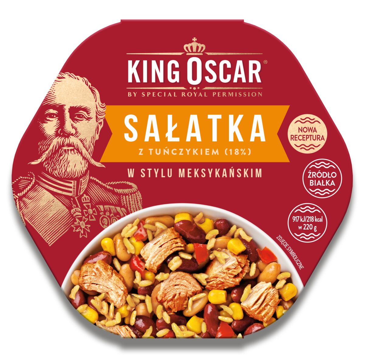 Sałatka Z Tuńczykiem W Stylu Meksykańskim 220 G King Oscar