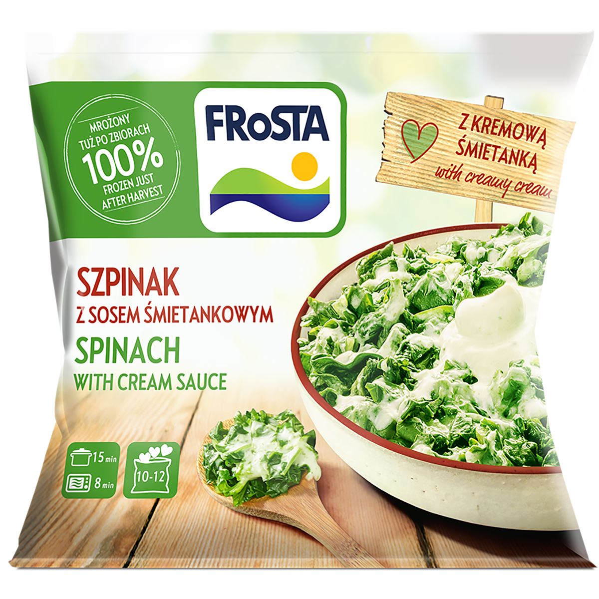 Frosta Szpinak Z Sosem Śmietanowym 400 G