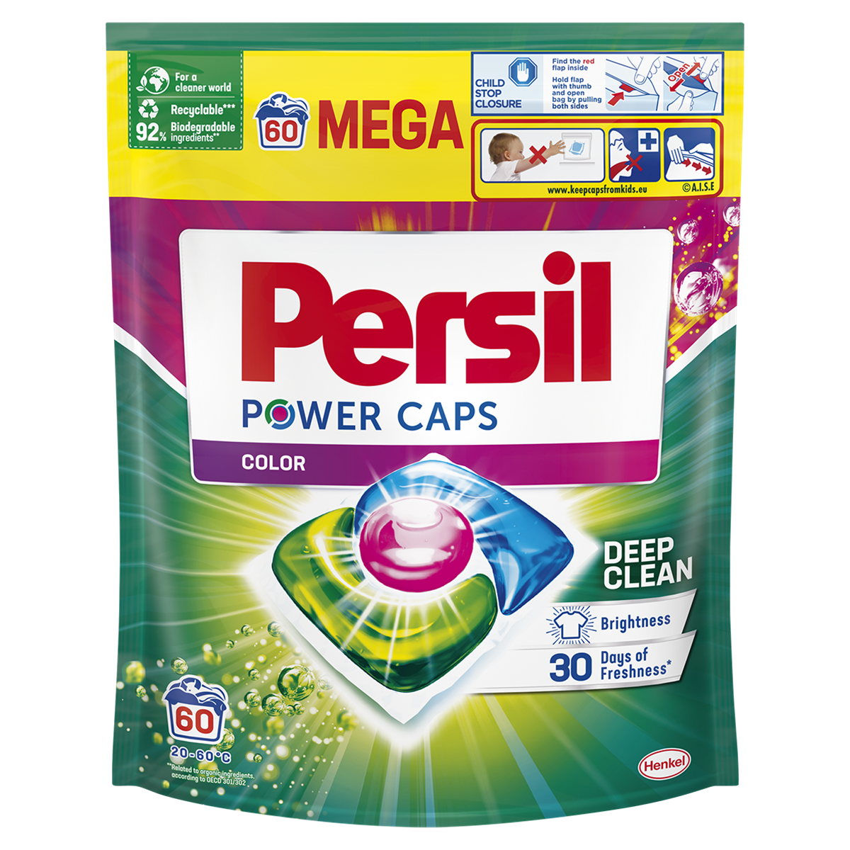 Persil Power Caps Color 60 Prań 840 G