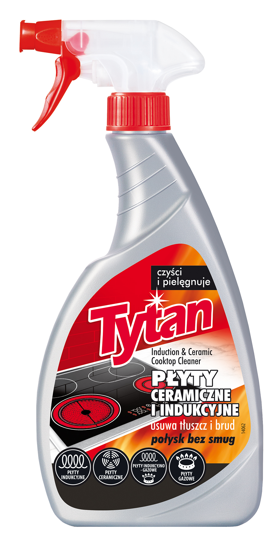 Płyn Do Czyszczenia Płyt Ceramicznych Tytan Spray 500G