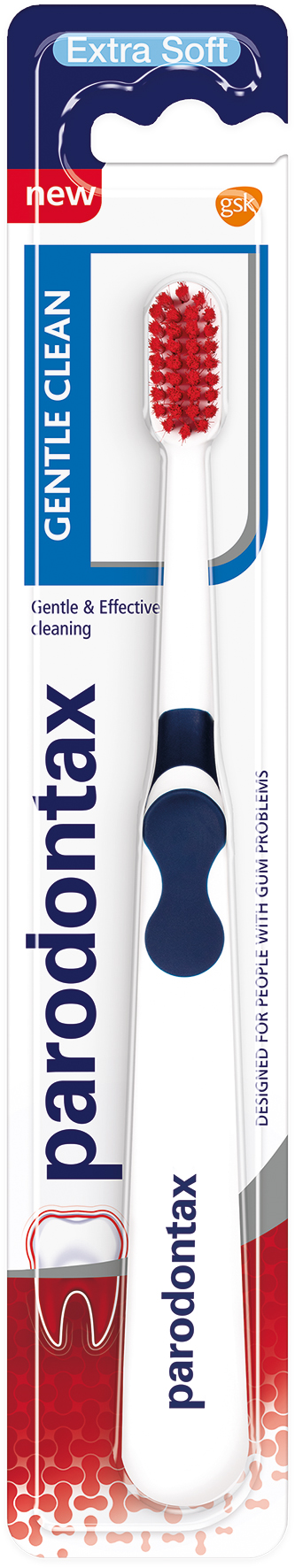 Parodontax Gentle Clean Extra Soft Szczoteczka Do Zębów Delikatna Dla Dziąseł
