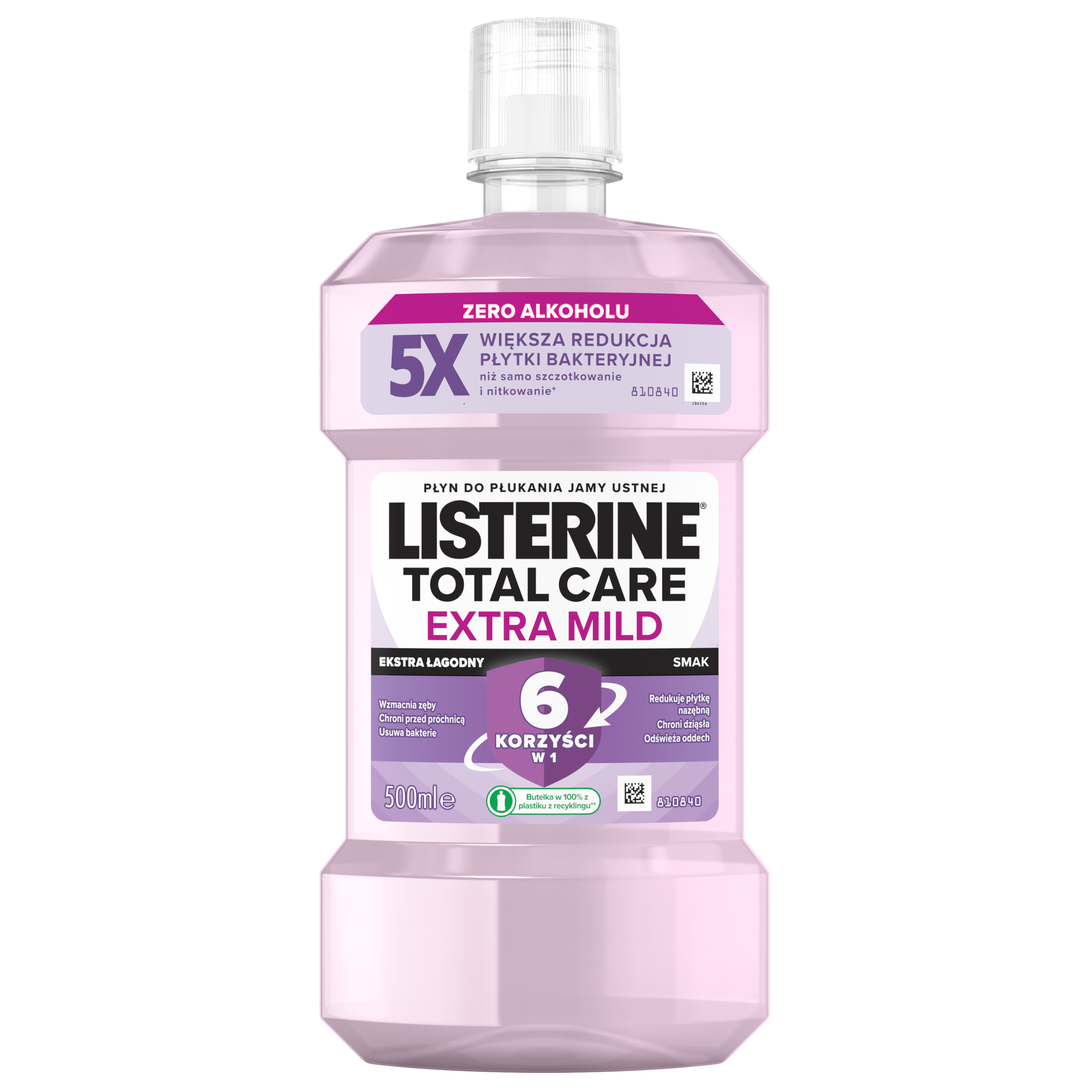 Listerine Total Care Extra Łagodny Smak 500 Ml