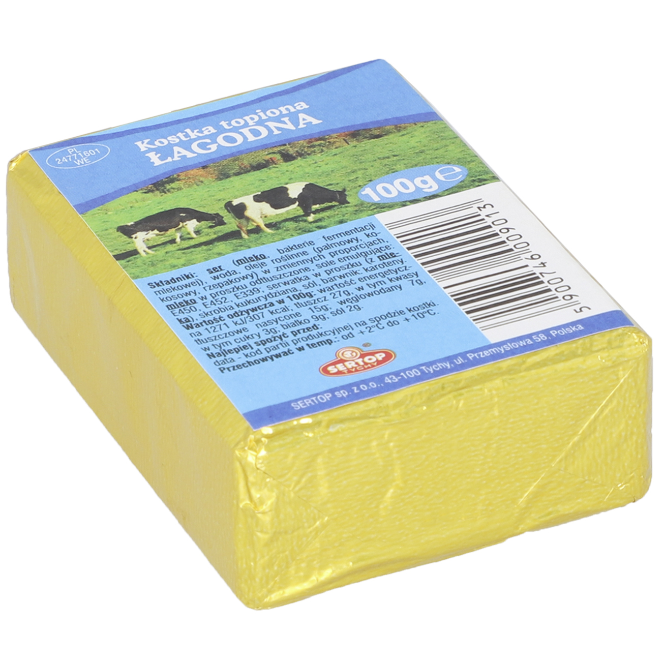 Kostka Topiona Łagodna Sertop 100 G