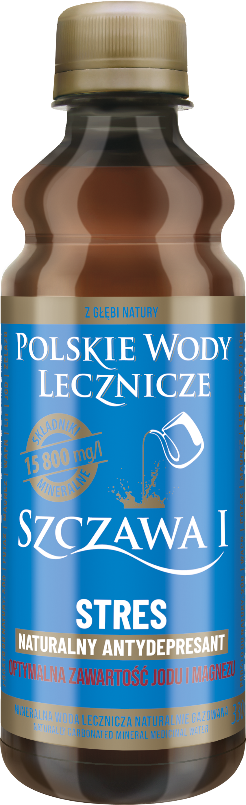 Polskie Wody Lecznicze Szczawia I - Mineralna Woda Lecznicza 330 Ml