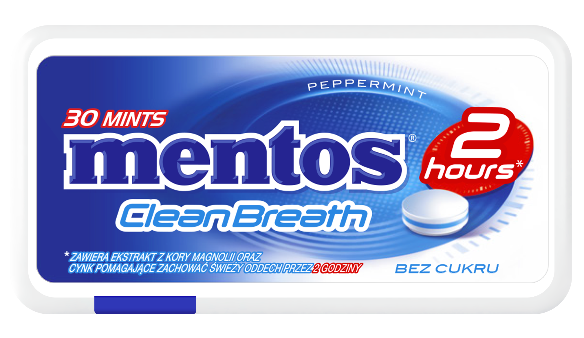 Mentos 2 Hours Clean Breath Peppermint 21G