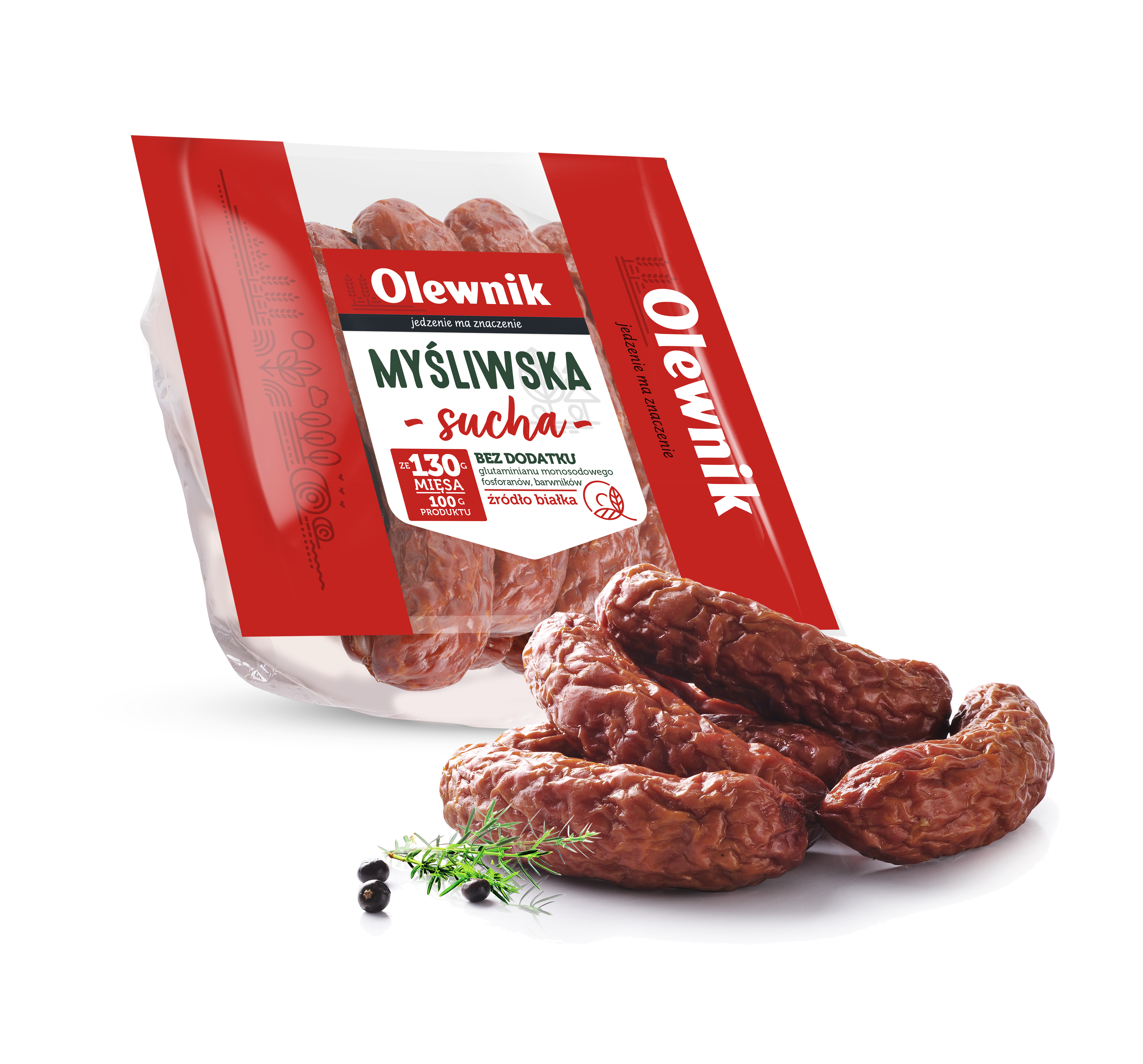Kiełbasa Myśliwska Sucha Ok. 0,8 Kg Olewnik