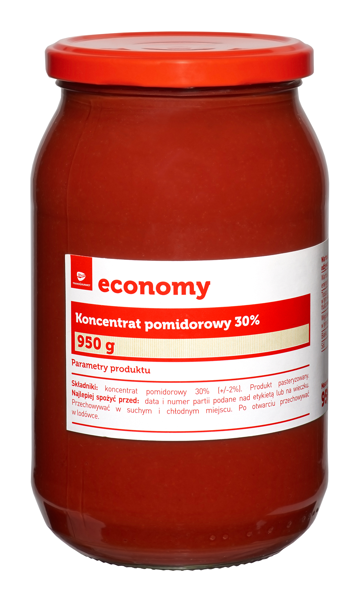 Tge Koncentrat Pomidorowy 30% 950 G