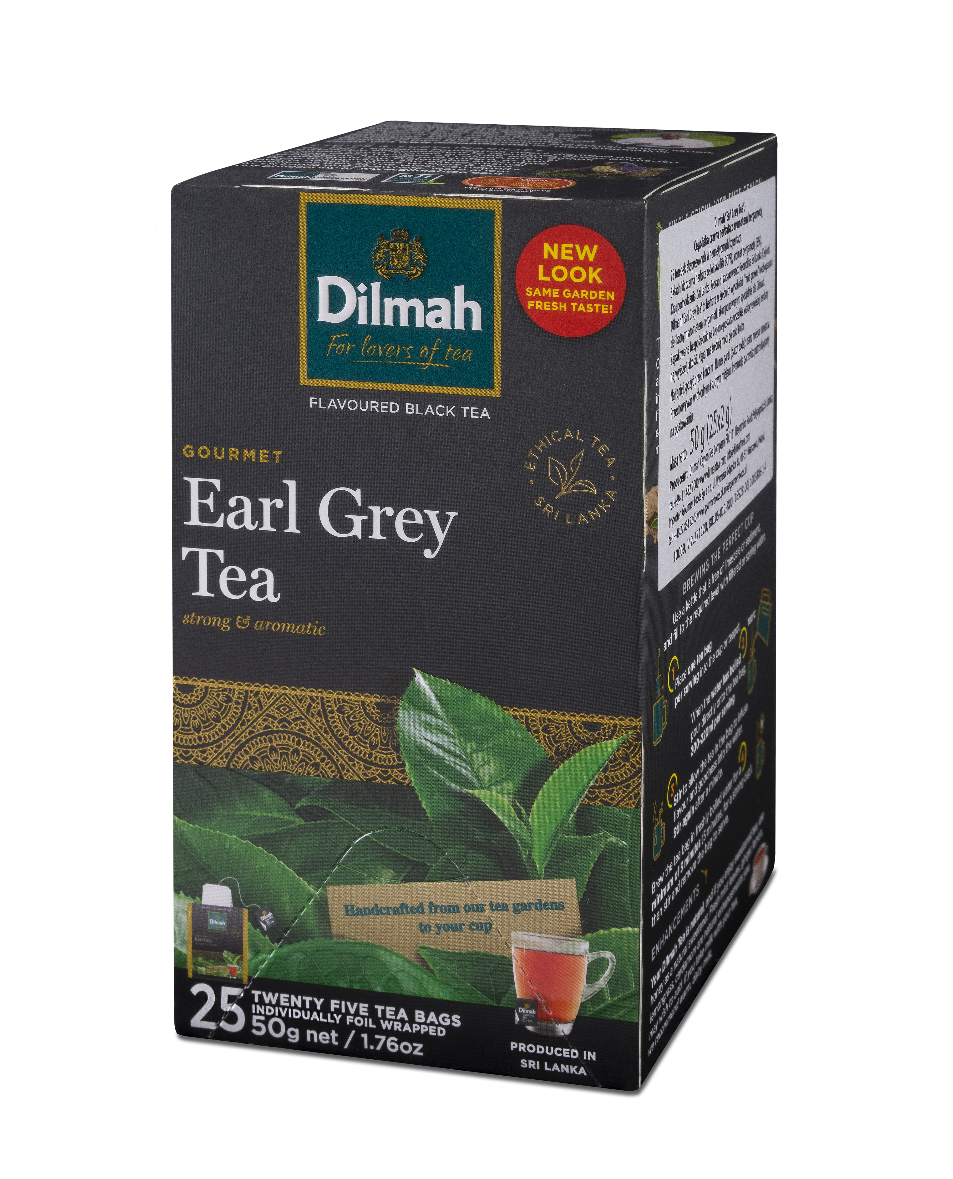Dilmah Gourmet Earl Grey Tea 25X2 G