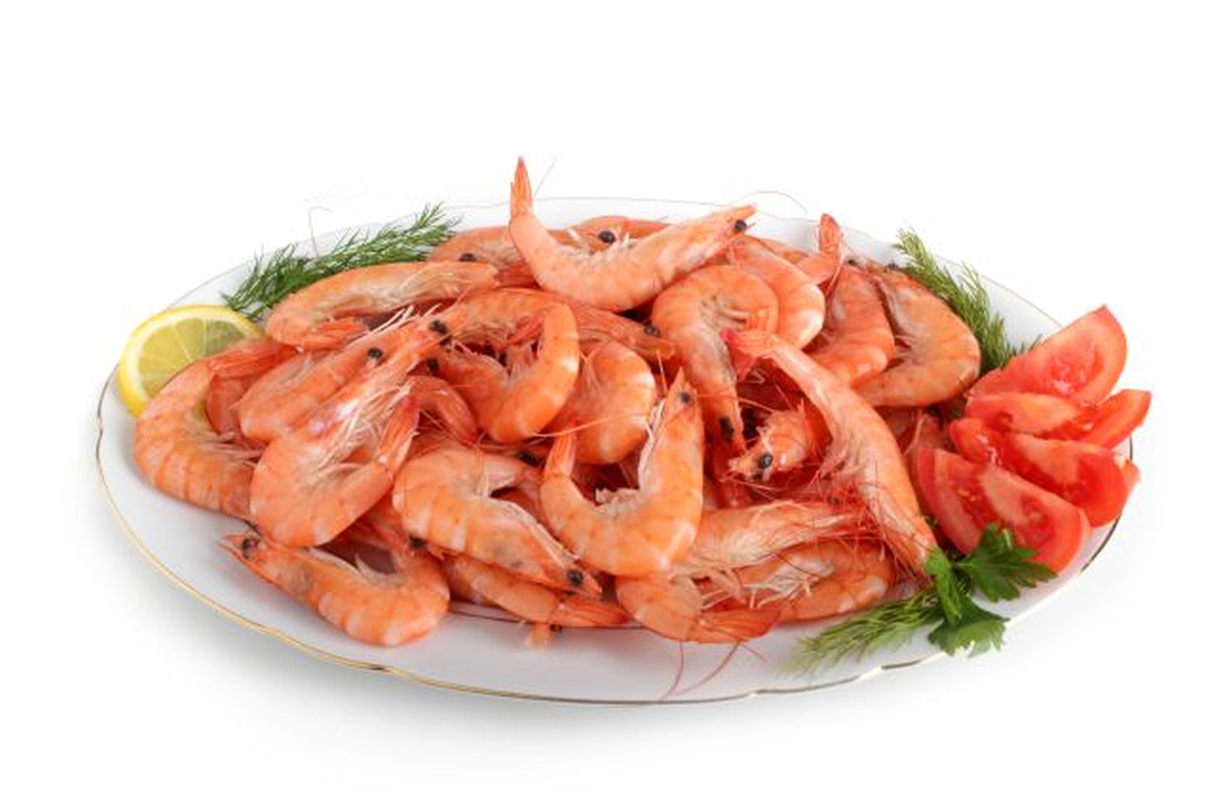 Krewetki Gotowane Całe 40-60 Szt/Kg