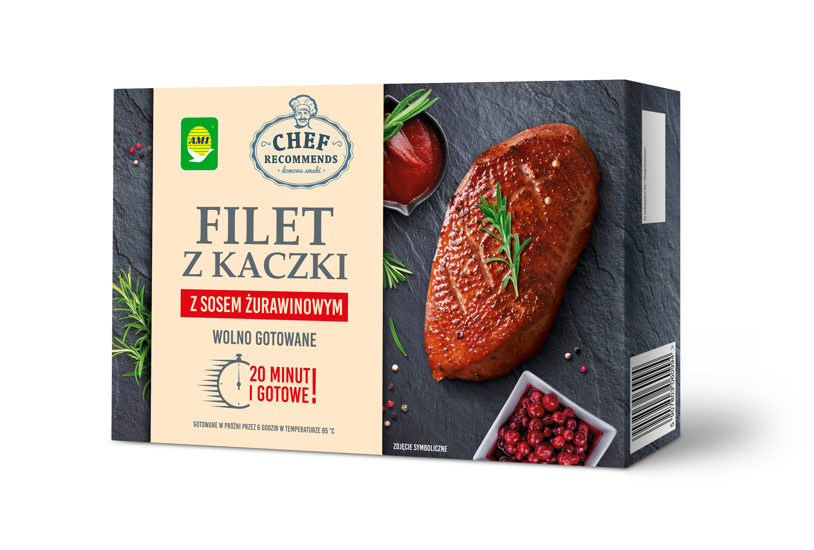 Filet Z Kaczki Z Sosem Żurawinowym 430 G Wolno Gotowane Chef Recommends