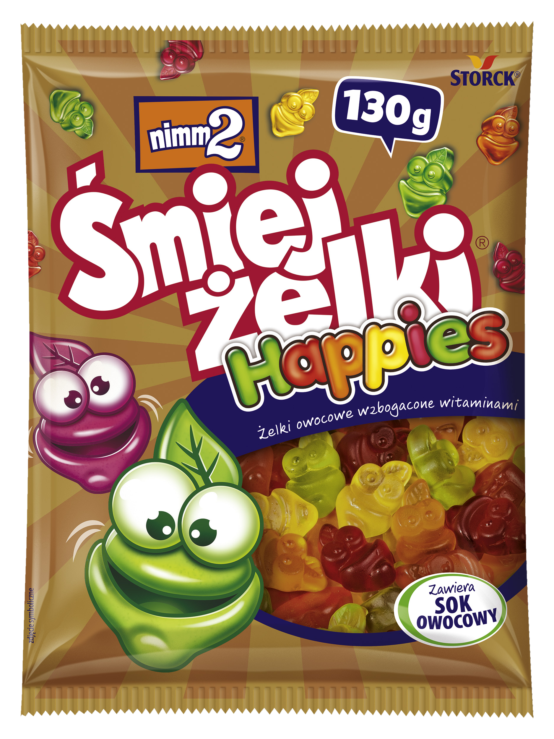 Nimm2 Śmiejżelki Happies 130G