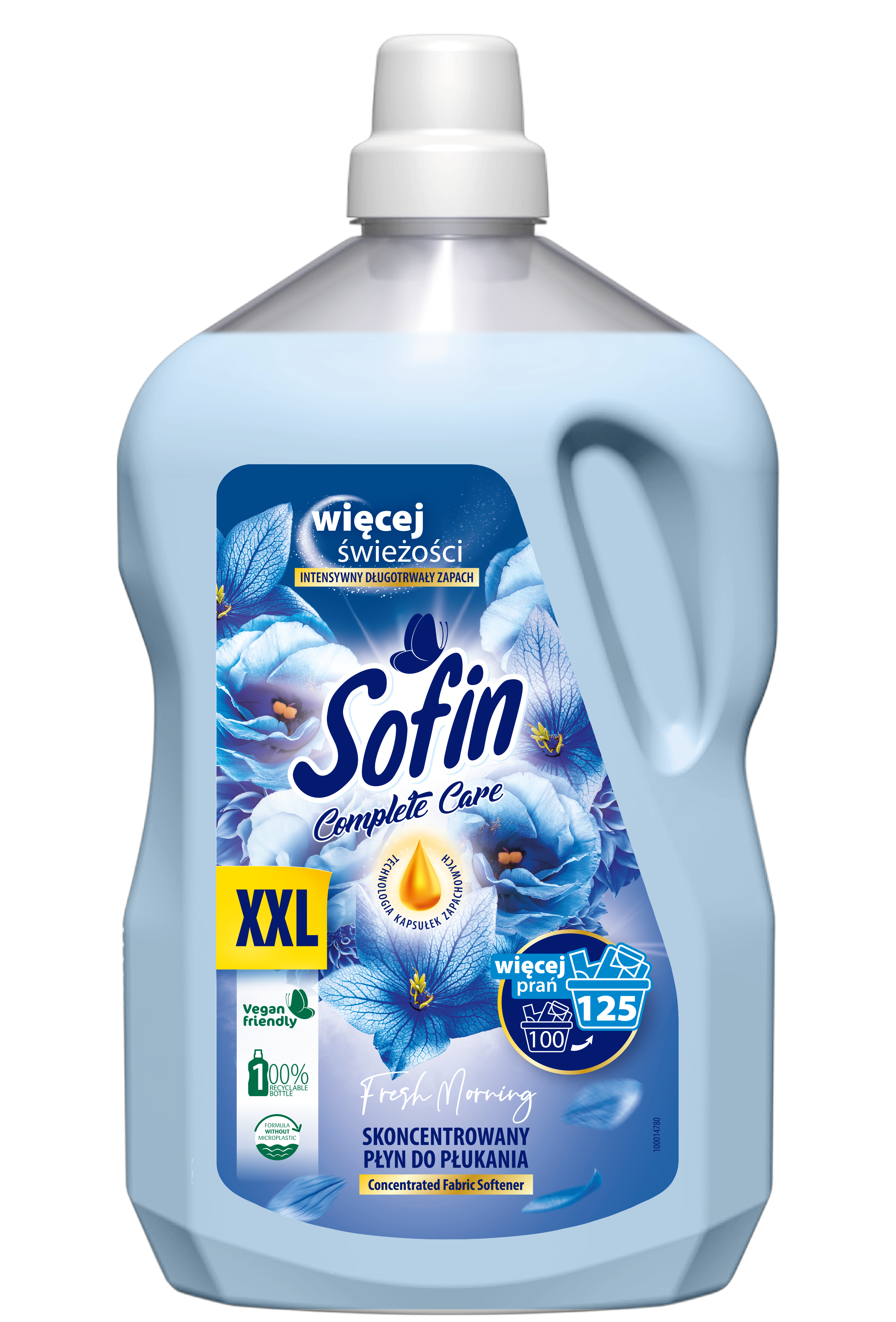 Sofin Complete Care & Freshness Fresh Morning Skoncentrowany Płyn Do Płukania Tkanin 2,5L