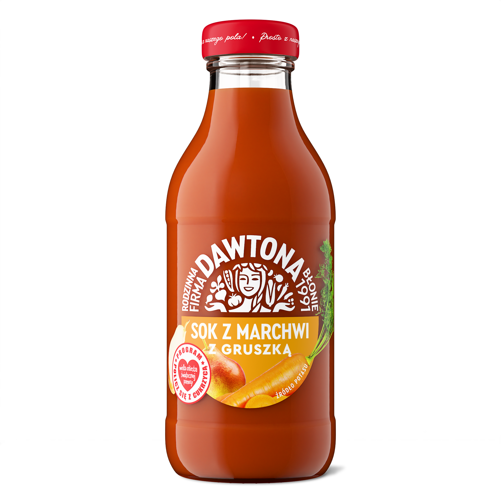 Dawtona Sok Marchew Z Gruszką 300Ml