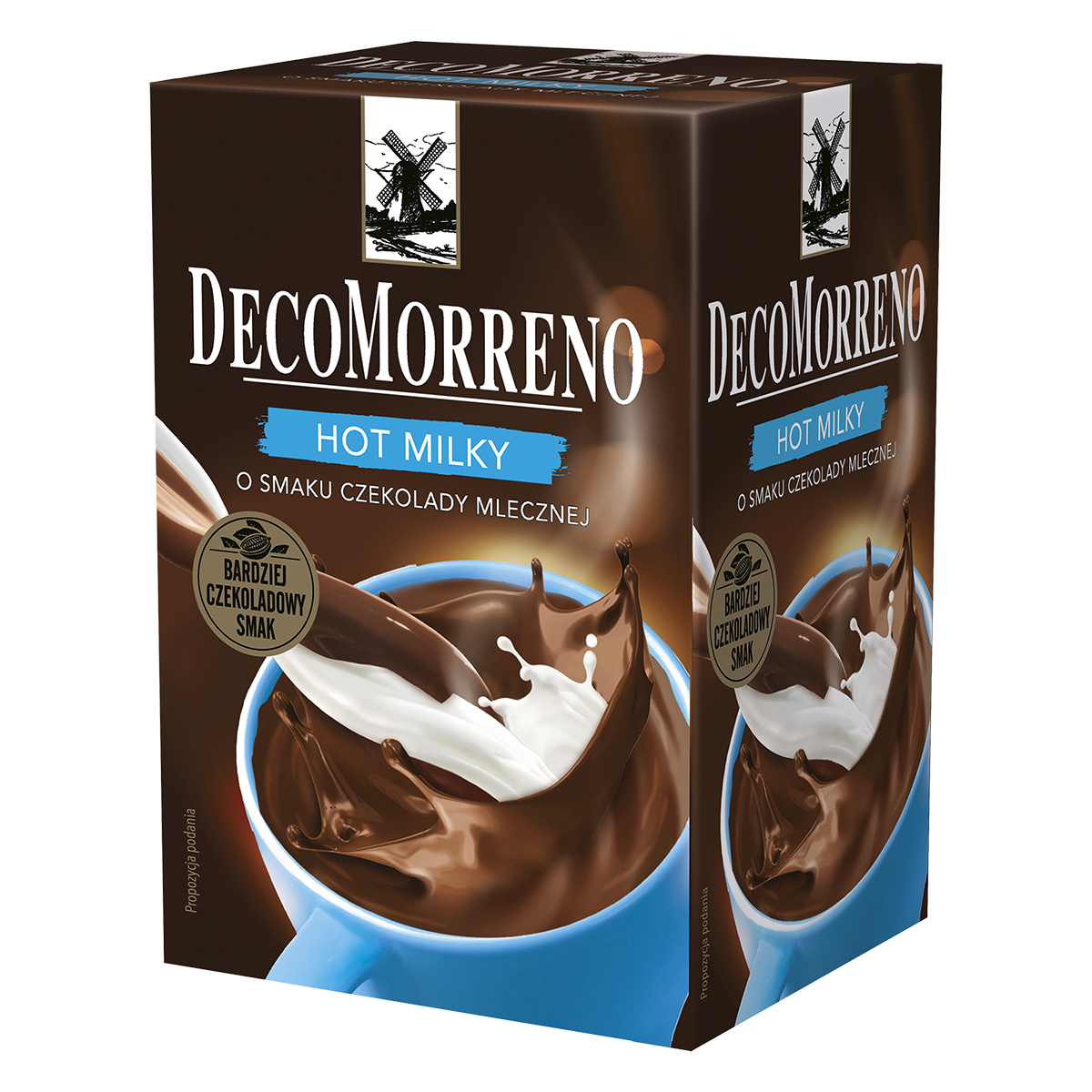 Decomorreno La Festa Chocolatta Hot Milky Napój Instant 250 G (10 Saszetek)