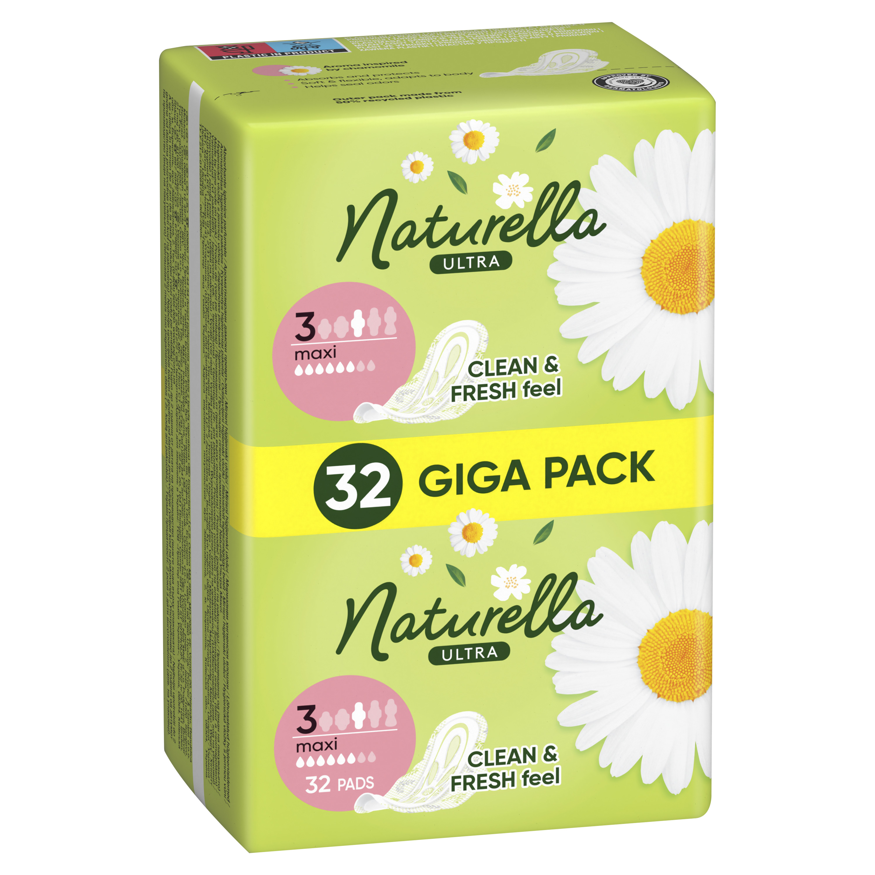 Naturella Ultra Maxi, Podpaski Ze Skrzydełkami, 32 Sztuk