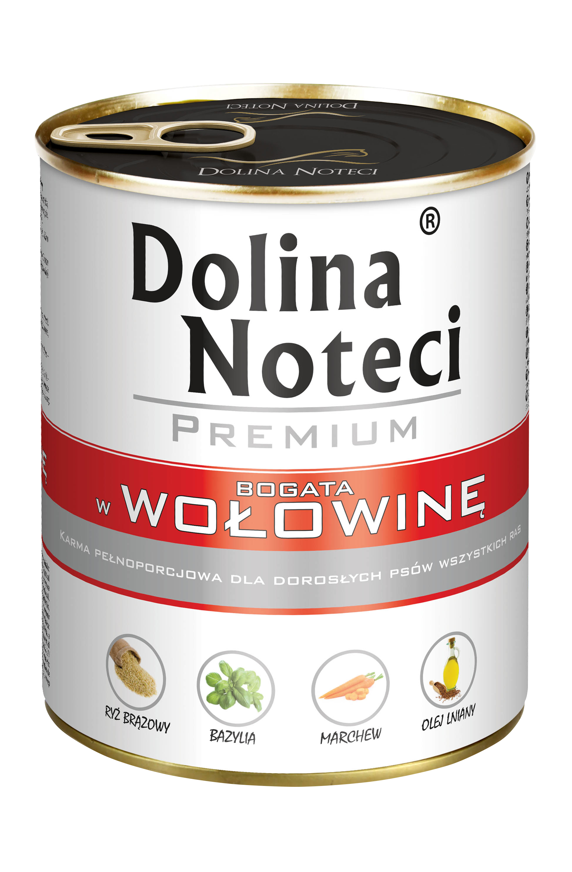 Dolina Noteci Premium Mokra Karma Dla Psów Wołowina Puszka 800 G