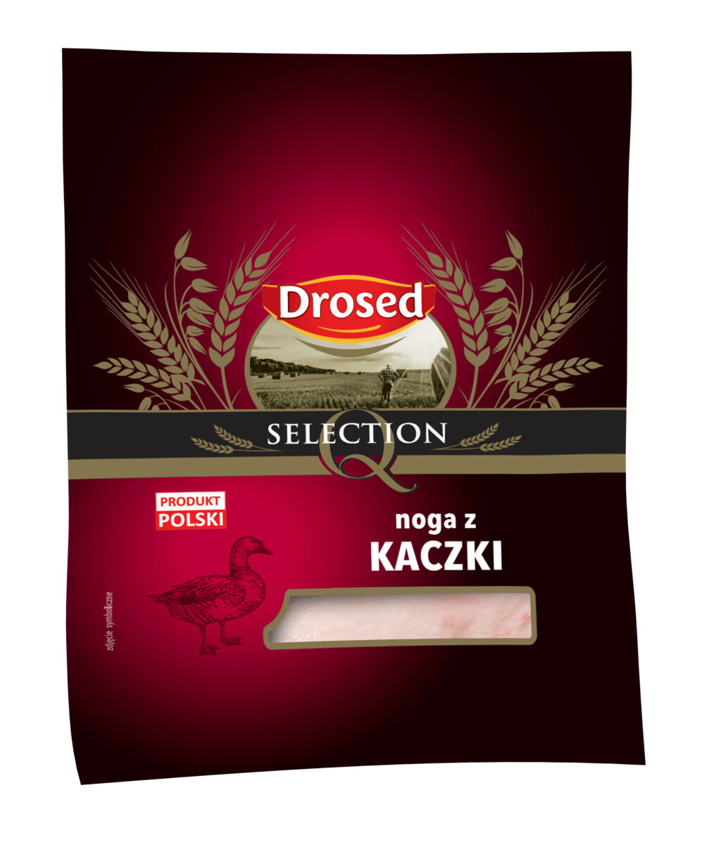 Noga Z Kaczki Pekin Klasa A Produkt Głęboko Mrożony Kaliber Ok. 0,45 Kg Marka Drosed